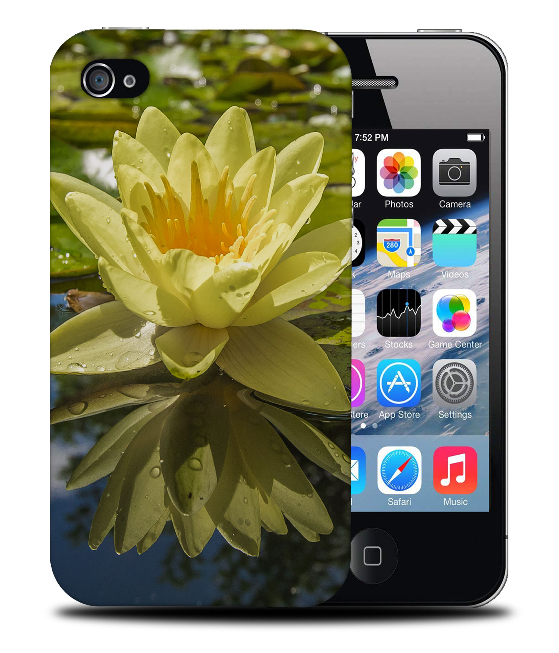 CASE COVER FOR APPLE IPHONE|CUTE FLOWERS ON LILY PAD - Picture 40 of 44