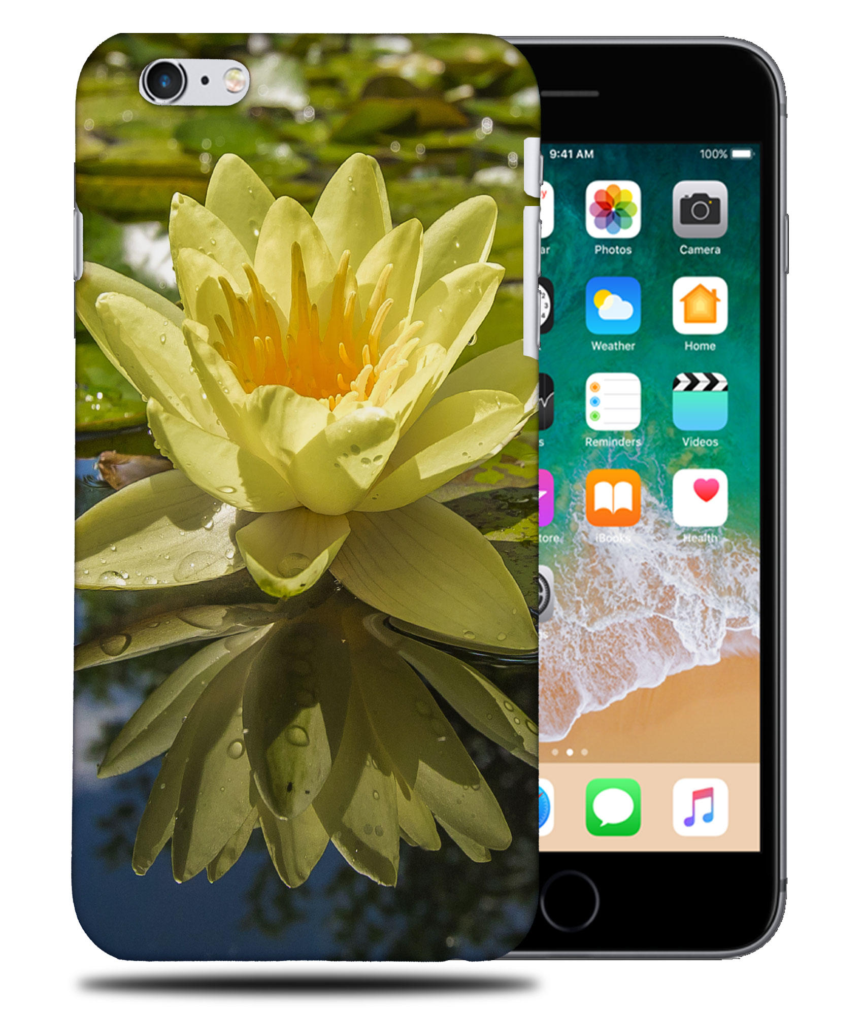 CASE COVER FOR APPLE IPHONE|CUTE FLOWERS ON LILY PAD - Picture 33 of 44