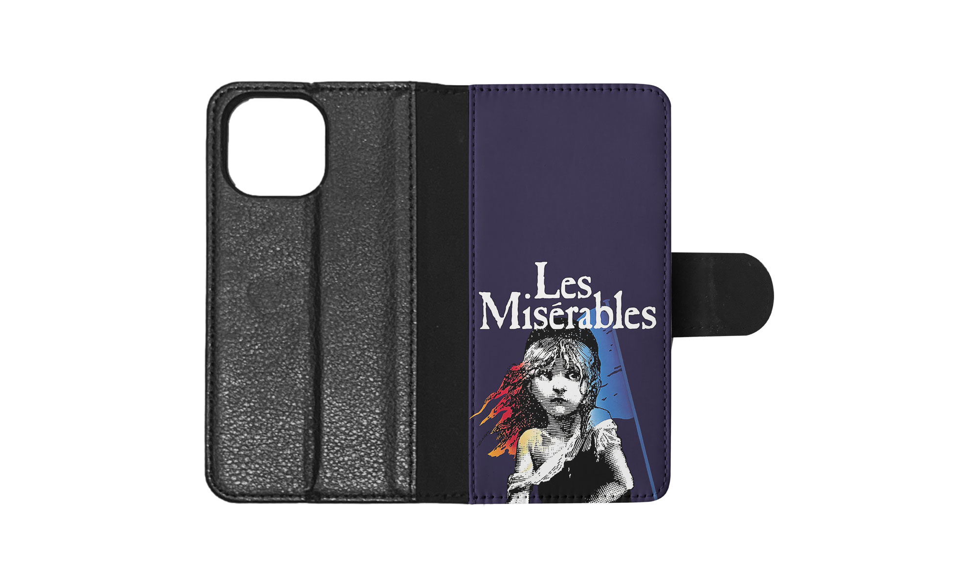 FLIP CASE FOR APPLE IPHONE|LES MISERABLES SKETCH ART #6 - Picture 84 of 193