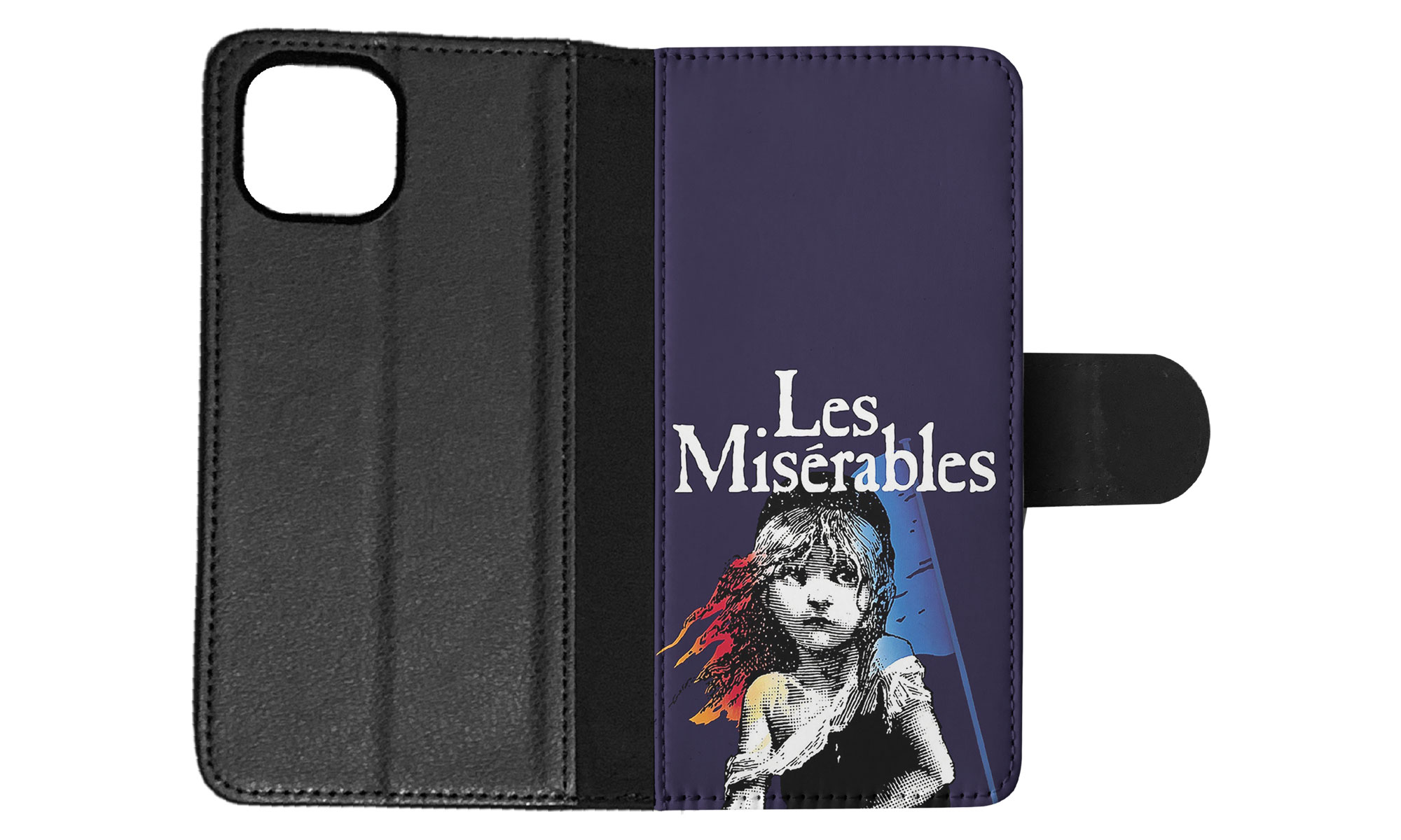 FLIP CASE FOR APPLE IPHONE|LES MISERABLES SKETCH ART #6 - Picture 59 of 193