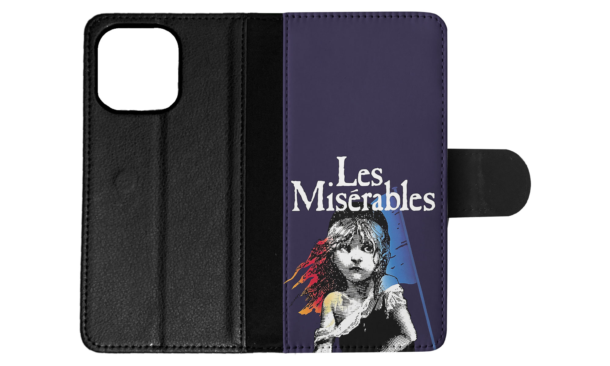 FLIP CASE FOR APPLE IPHONE|LES MISERABLES SKETCH ART #6 - Picture 49 of 193