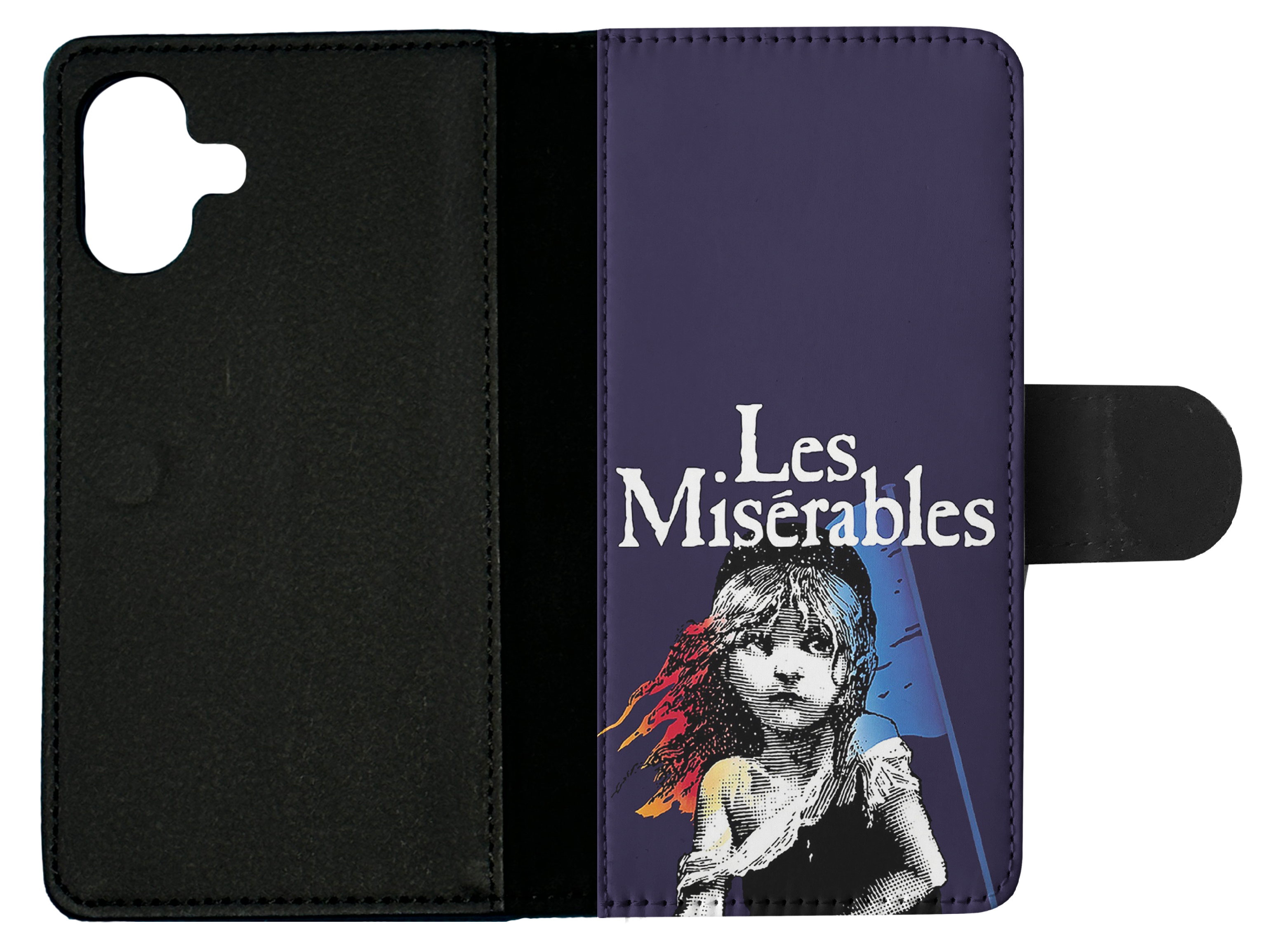 FLIP CASE FOR APPLE IPHONE|LES MISERABLES SKETCH ART #6 - Picture 19 of 193