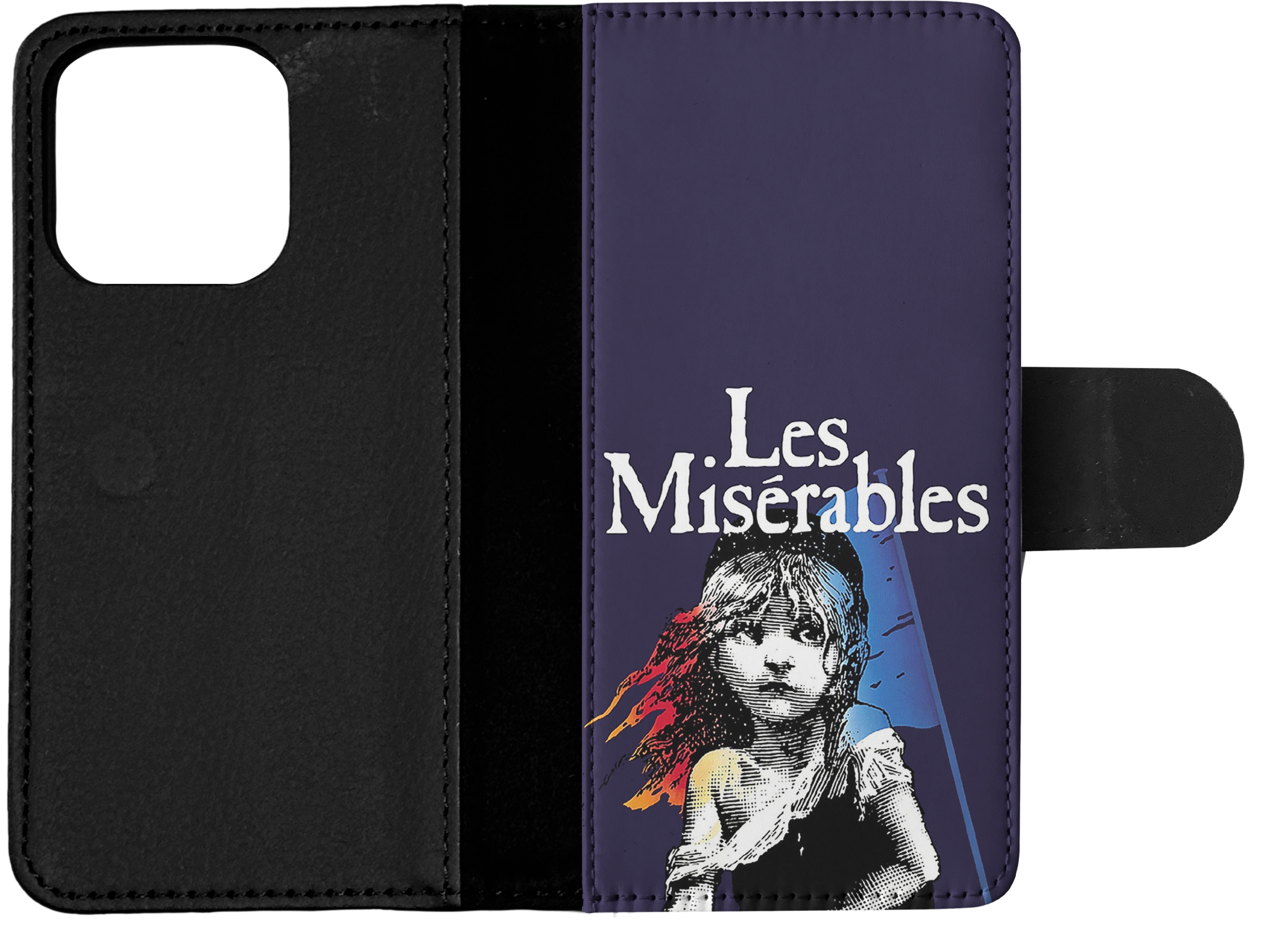 FLIP CASE FOR APPLE IPHONE|LES MISERABLES SKETCH ART #6 - Picture 14 of 193