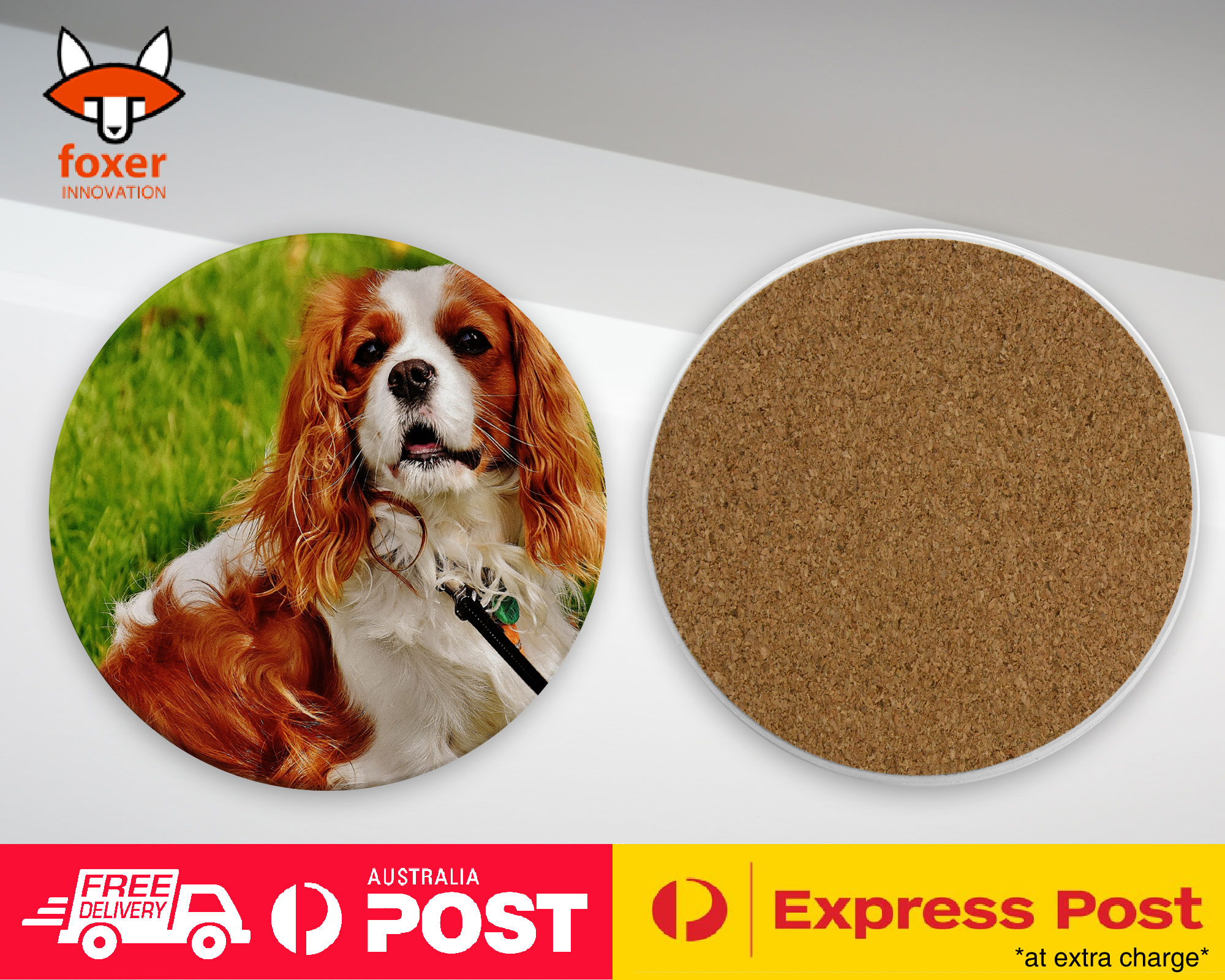 COASTER COFFEE DRINKING MAT|CUTE COCKER SPANIEL DOG PUPPY #1