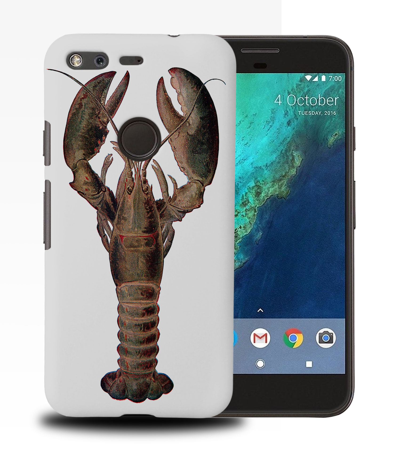 FUNDA PARA GOOGLE PIXEL|DIBUJO DE LANGOSTA DIBUJO ARTÍSTICO - Imagen 11 de 11