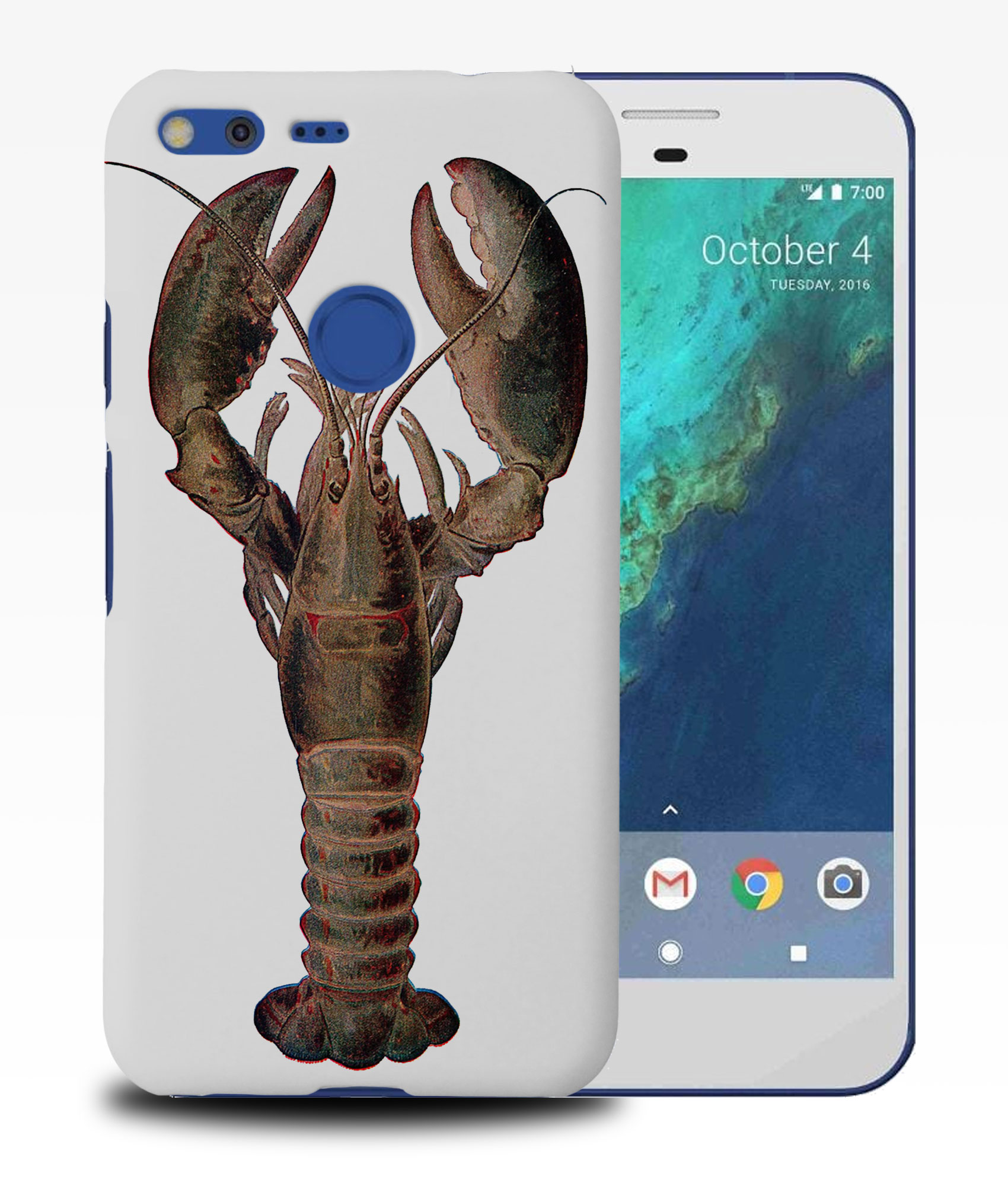 FUNDA PARA GOOGLE PIXEL|DIBUJO DE LANGOSTA DIBUJO ARTÍSTICO - Imagen 10 de 11