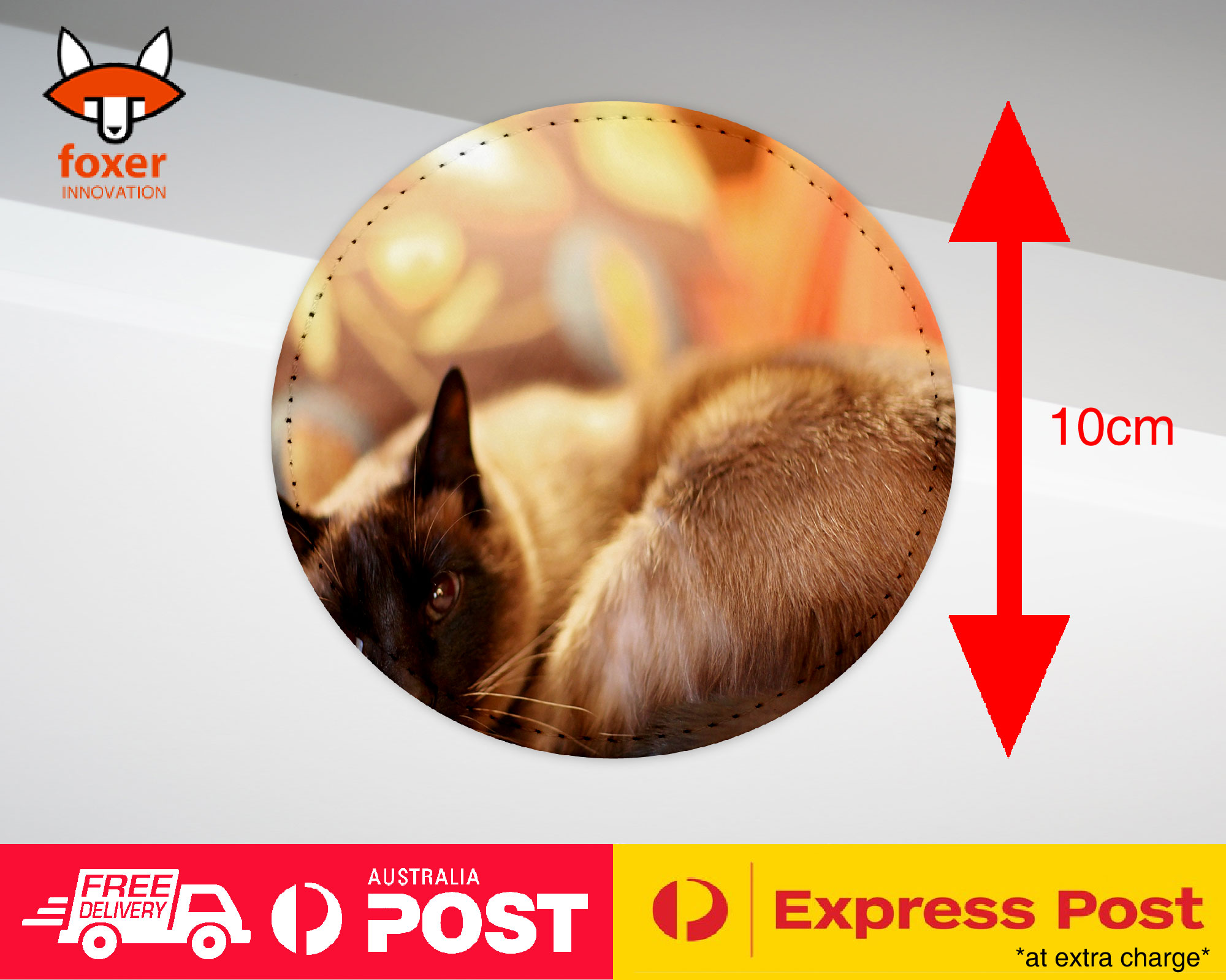 COASTER COFFEE DRINKING MAT|CUTE SIAMESE CAT KITTEN #3