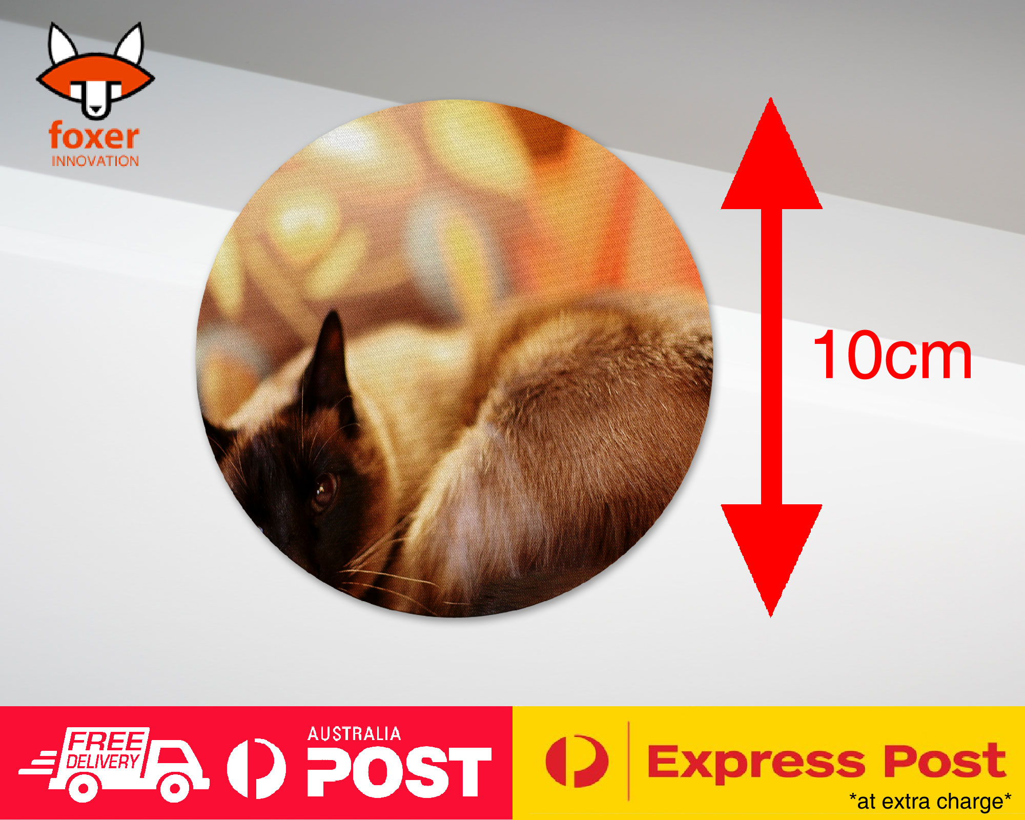 COASTER COFFEE DRINKING MAT|CUTE SIAMESE CAT KITTEN #3