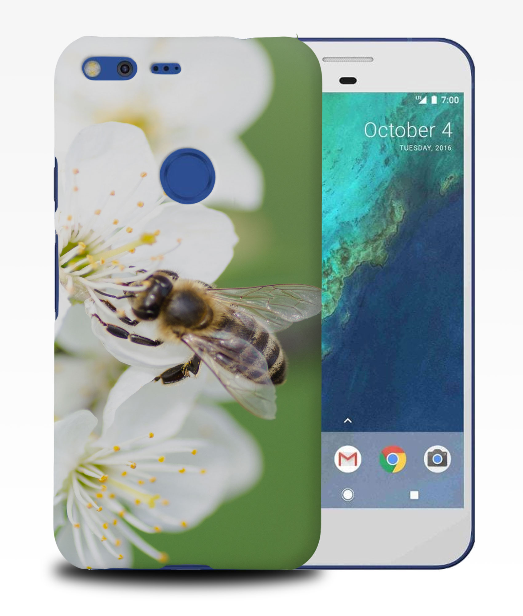 FUNDA FUNDA PARA GOOGLE PIXEL|FLOR POLINIZADORA DE INSECTOS ABEJA #14 - Imagen 10 de 11