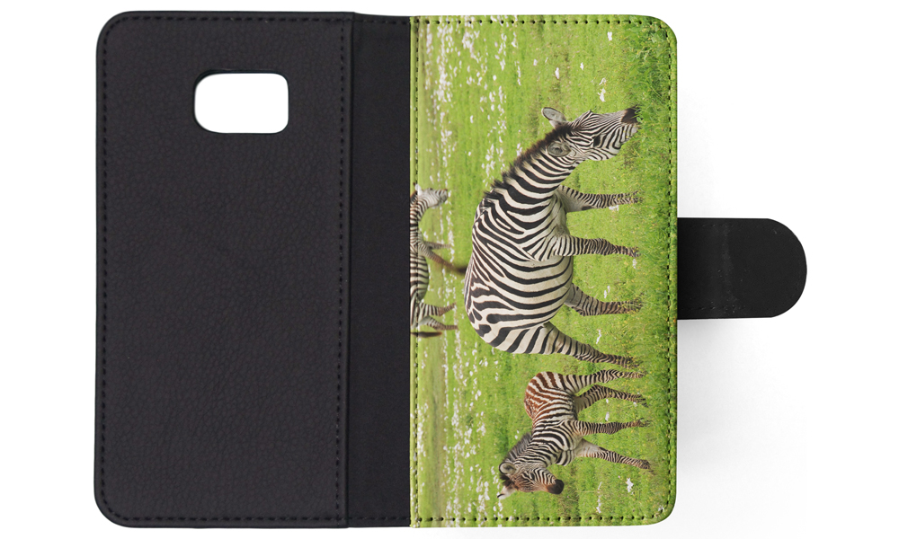 FLIP CASE FOR SAMSUNG GALAXY|AFRICAN ZEBRA ANIMAL WITH FOAL - Picture 114 of 120