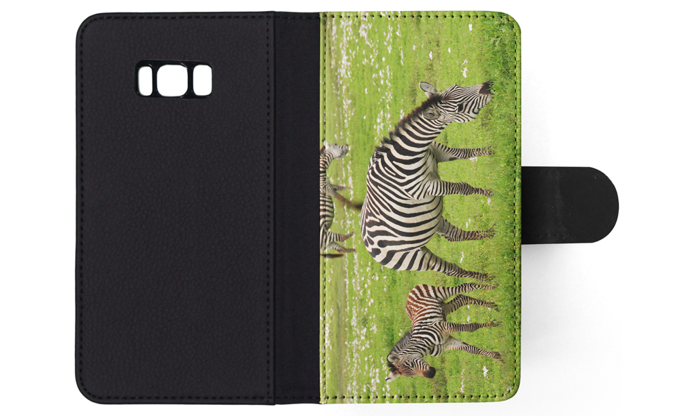 FLIP CASE FOR SAMSUNG GALAXY|AFRICAN ZEBRA ANIMAL WITH FOAL - Picture 104 of 120