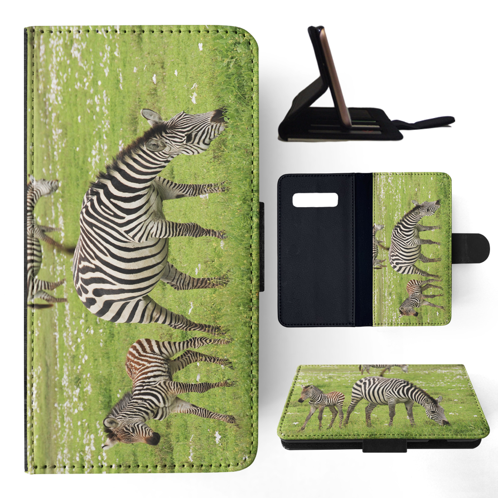 FLIP CASE FOR SAMSUNG GALAXY|AFRICAN ZEBRA ANIMAL WITH FOAL - Picture 81 of 120