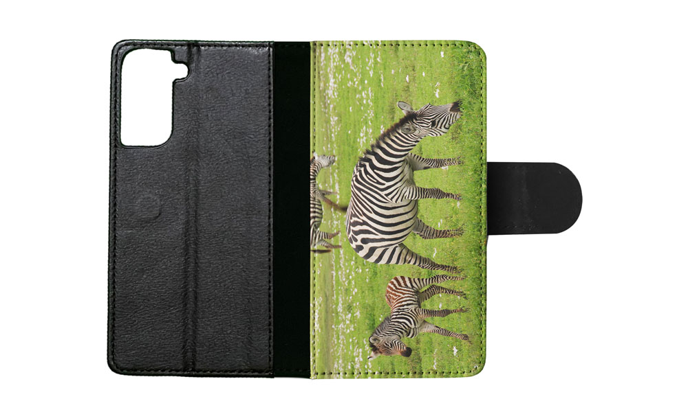 FLIP CASE FOR SAMSUNG GALAXY|AFRICAN ZEBRA ANIMAL WITH FOAL - Picture 64 of 120