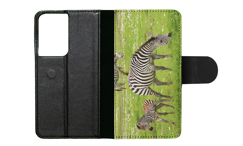 FLIP CASE FOR SAMSUNG GALAXY|AFRICAN ZEBRA ANIMAL WITH FOAL - Picture 54 of 120