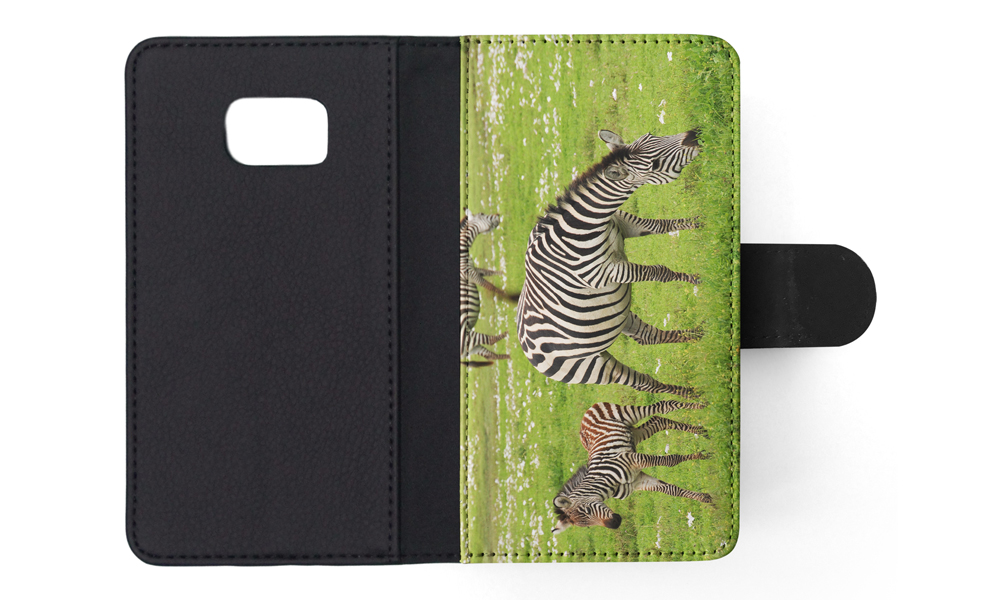 FLIP CASE FOR SAMSUNG GALAXY|AFRICAN ZEBRA ANIMAL WITH FOAL - Picture 119 of 120
