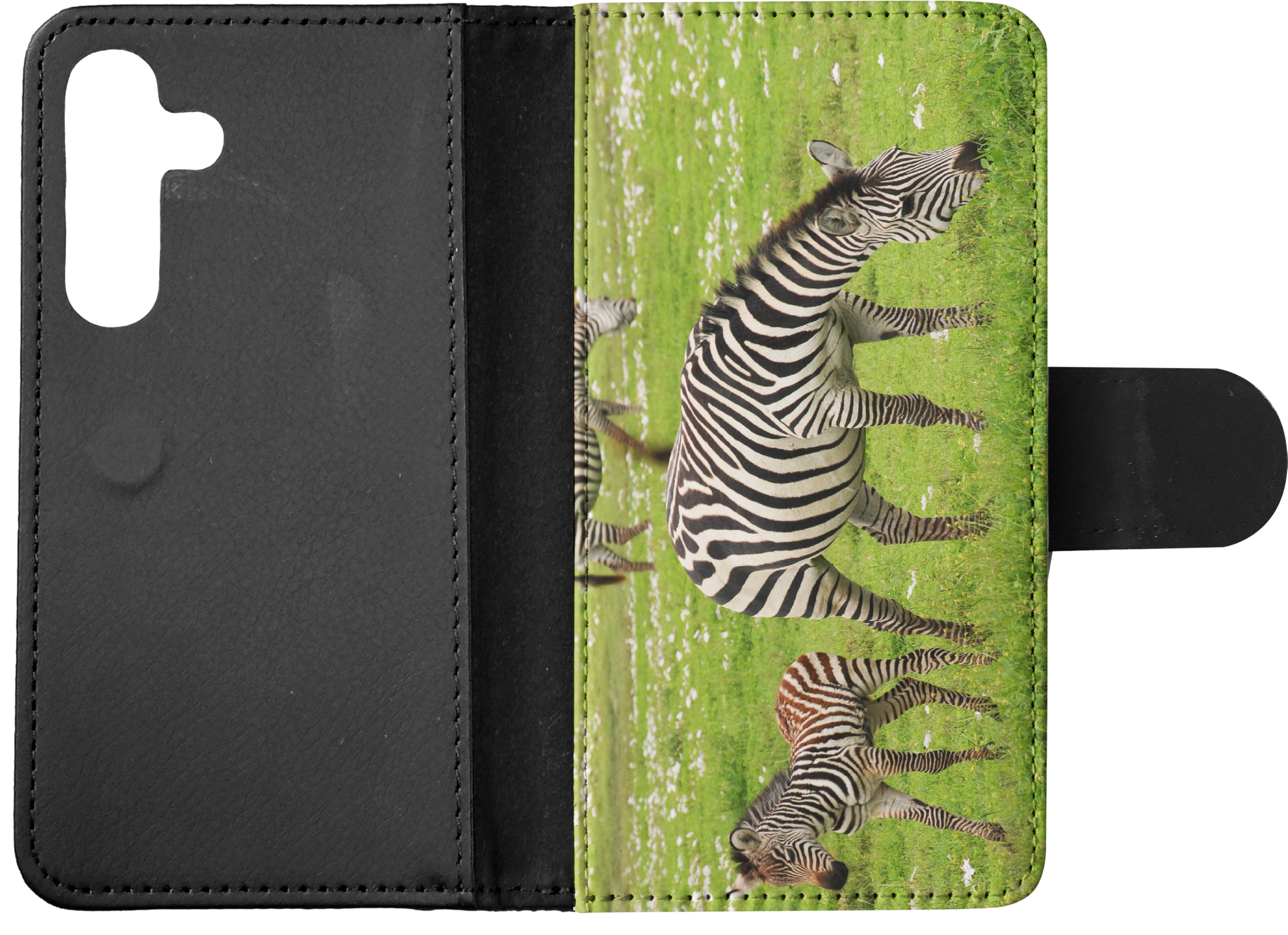 FLIP CASE FOR SAMSUNG GALAXY|AFRICAN ZEBRA ANIMAL WITH FOAL - Picture 19 of 120