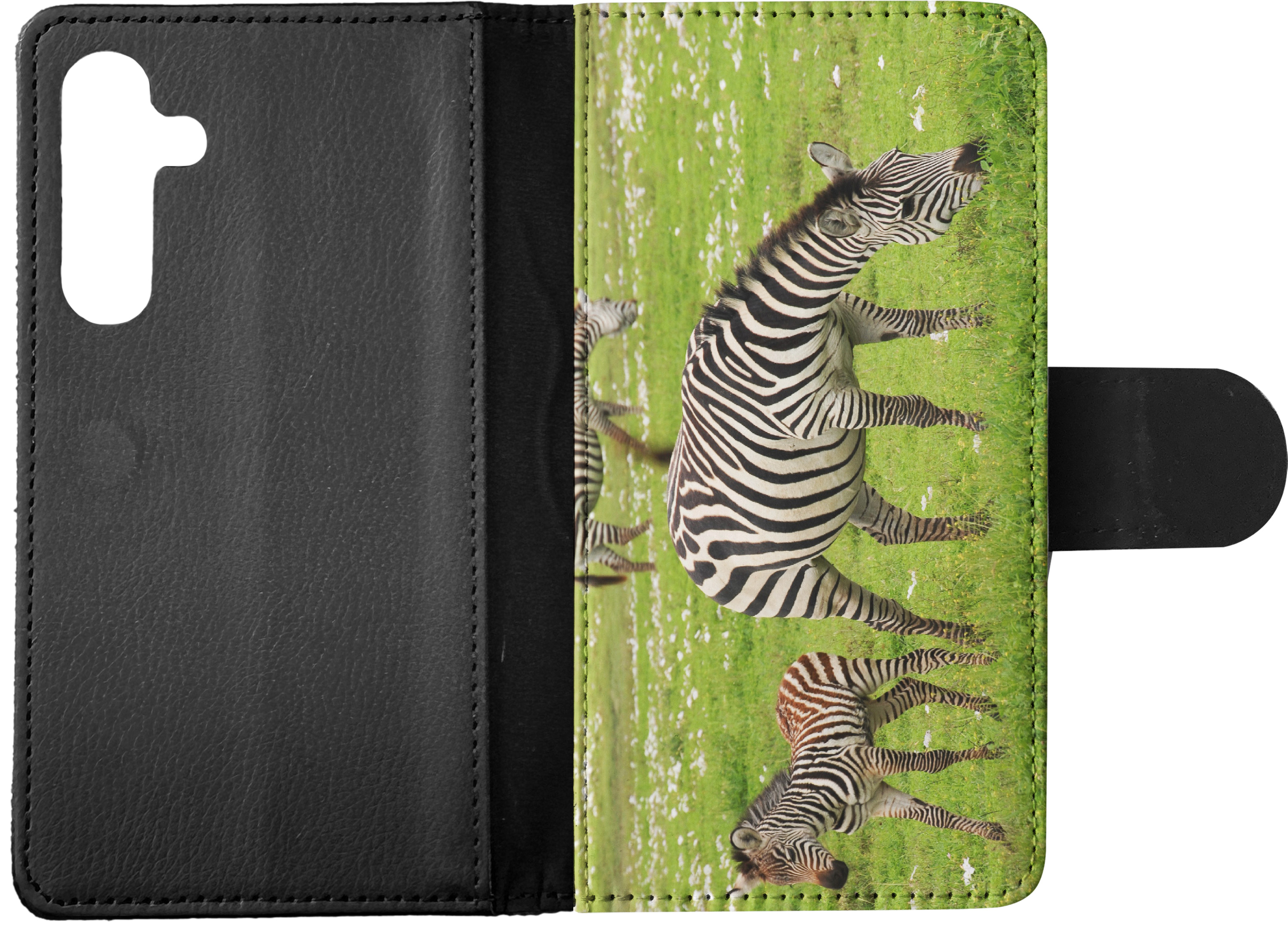 FLIP CASE FOR SAMSUNG GALAXY|AFRICAN ZEBRA ANIMAL WITH FOAL - Picture 14 of 120