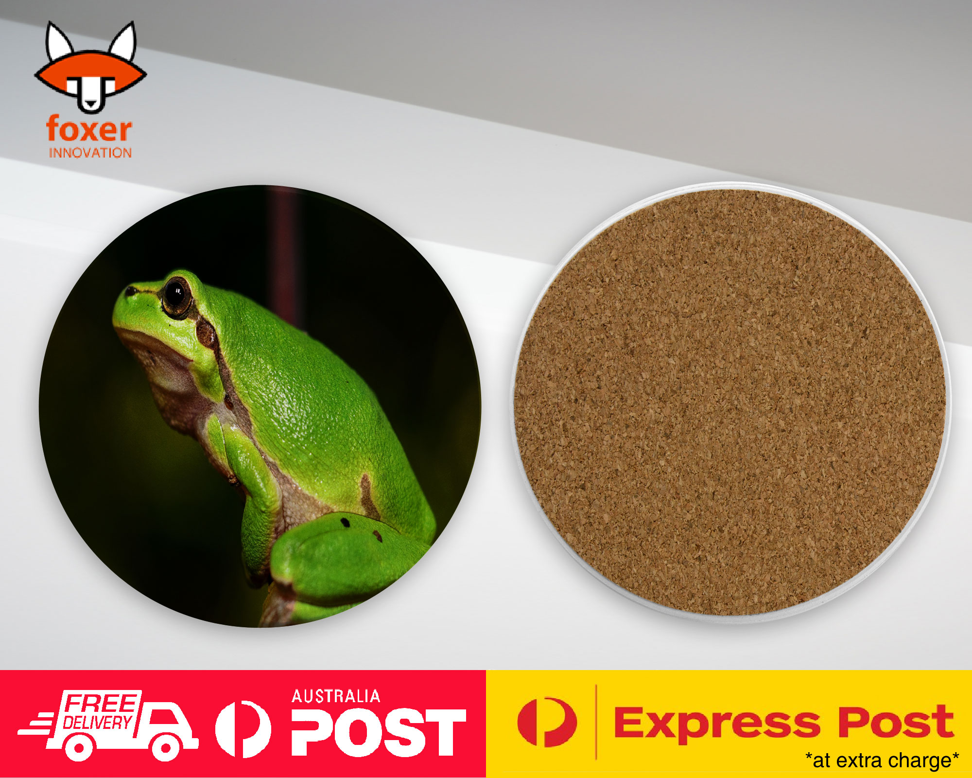 COASTER COFFEE DRINKING MAT|FROG TOAD AMPHIBIANS REPTILE #13