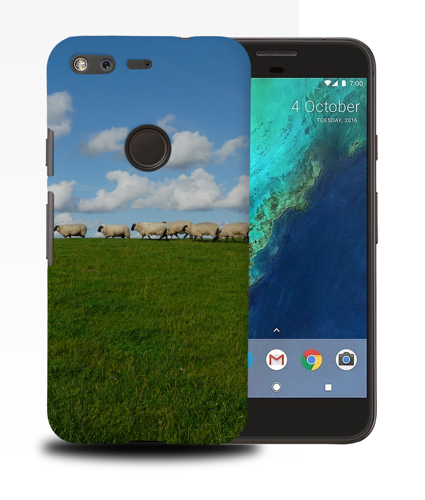 FUNDA PARA GOOGLE PIXEL|LINDA GRANJA CORDERO OVEJA FAMILIA #3 - Imagen 11 de 11