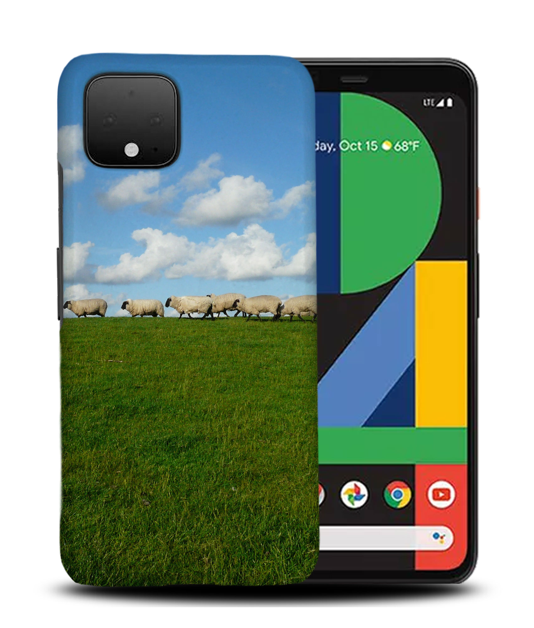 FUNDA PARA GOOGLE PIXEL|LINDA GRANJA CORDERO OVEJA FAMILIA #3 - Imagen 5 de 11
