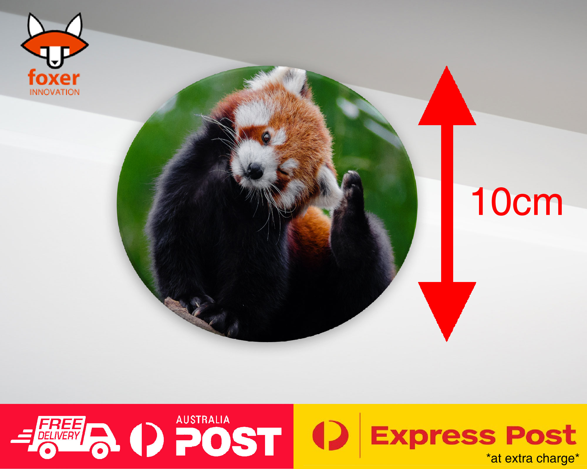 COASTER COFFEE DRINKING MAT|CUTE RED PANDA ANIMAL RACOON #9