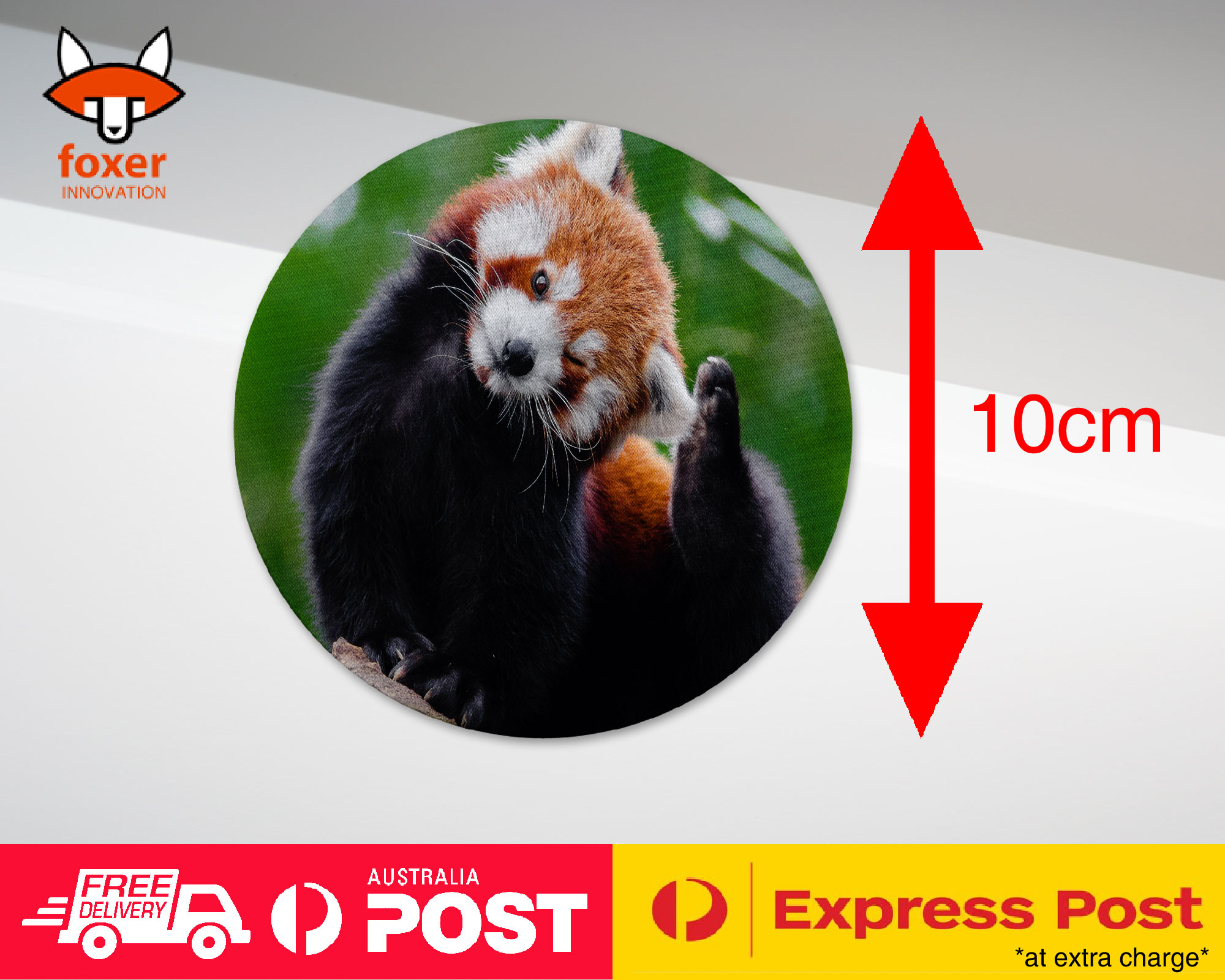 COASTER COFFEE DRINKING MAT|CUTE RED PANDA ANIMAL RACOON #9