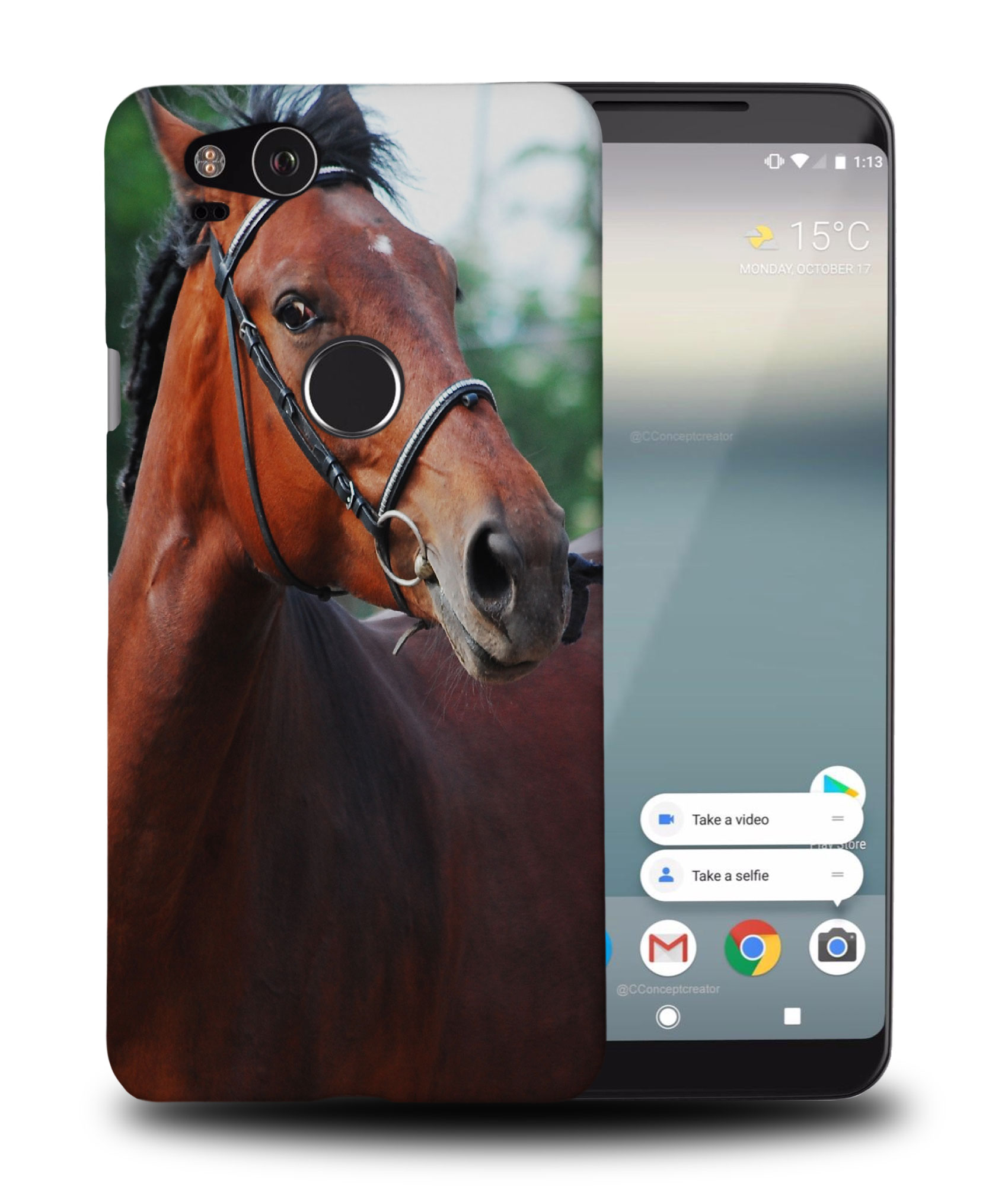 CASE COVER FOR GOOGLE PIXEL|BEAUTIFUL BROWN HORSE ANIMAL #6 - Picture 9 of 11