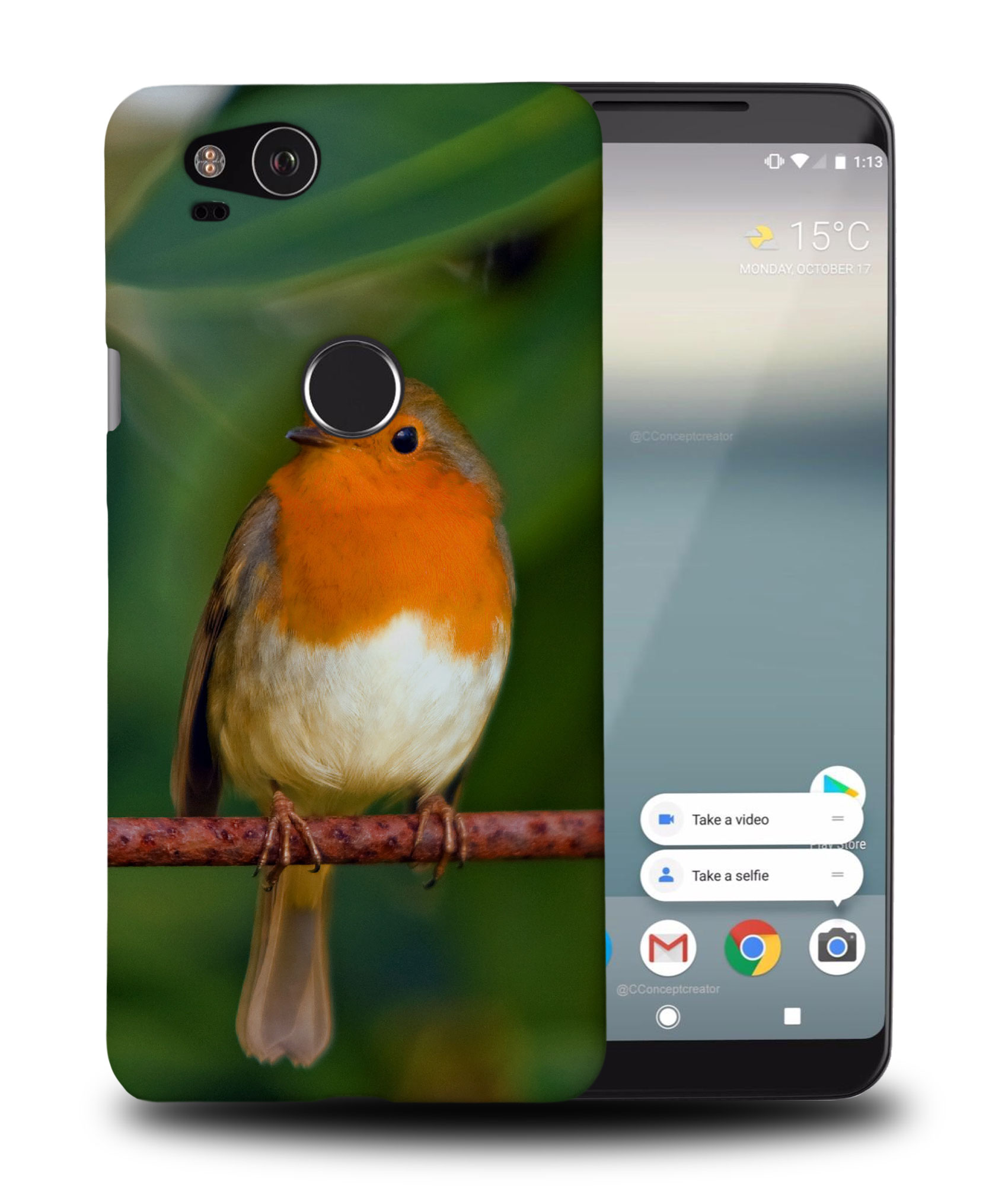 CASE COVER FOR GOOGLE PIXEL|CUTE ADORABLE SMALL BIRD #2 - 第 9/11 張圖片