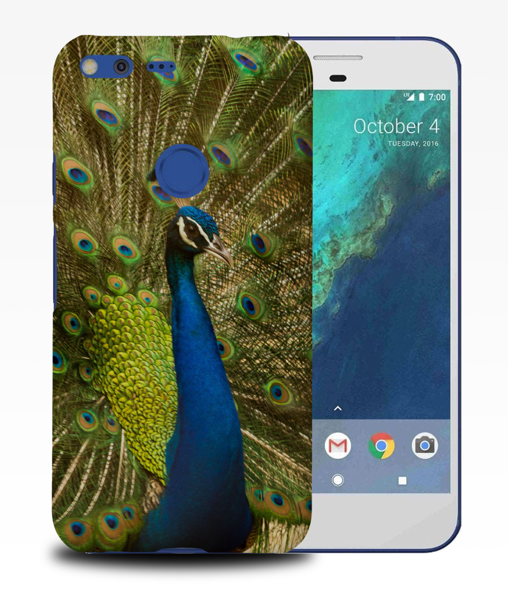 CASE COVER FOR GOOGLE PIXEL|BEAUTIFUL PEACOCK BIRD #4 - Imagen 10 de 11