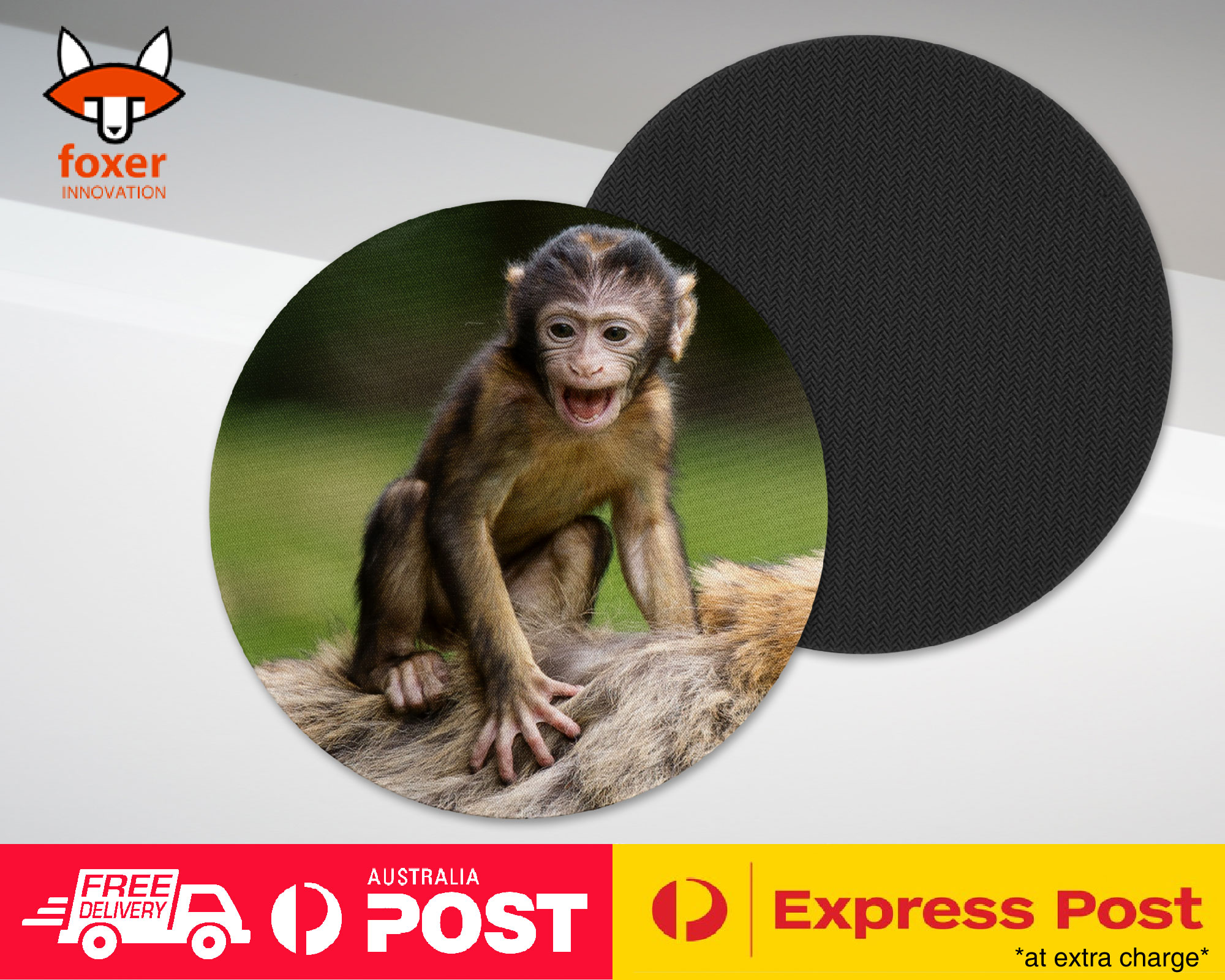 COASTER COFFEE DRINKING MAT|CUTE BABY INFANT MONKEY APE