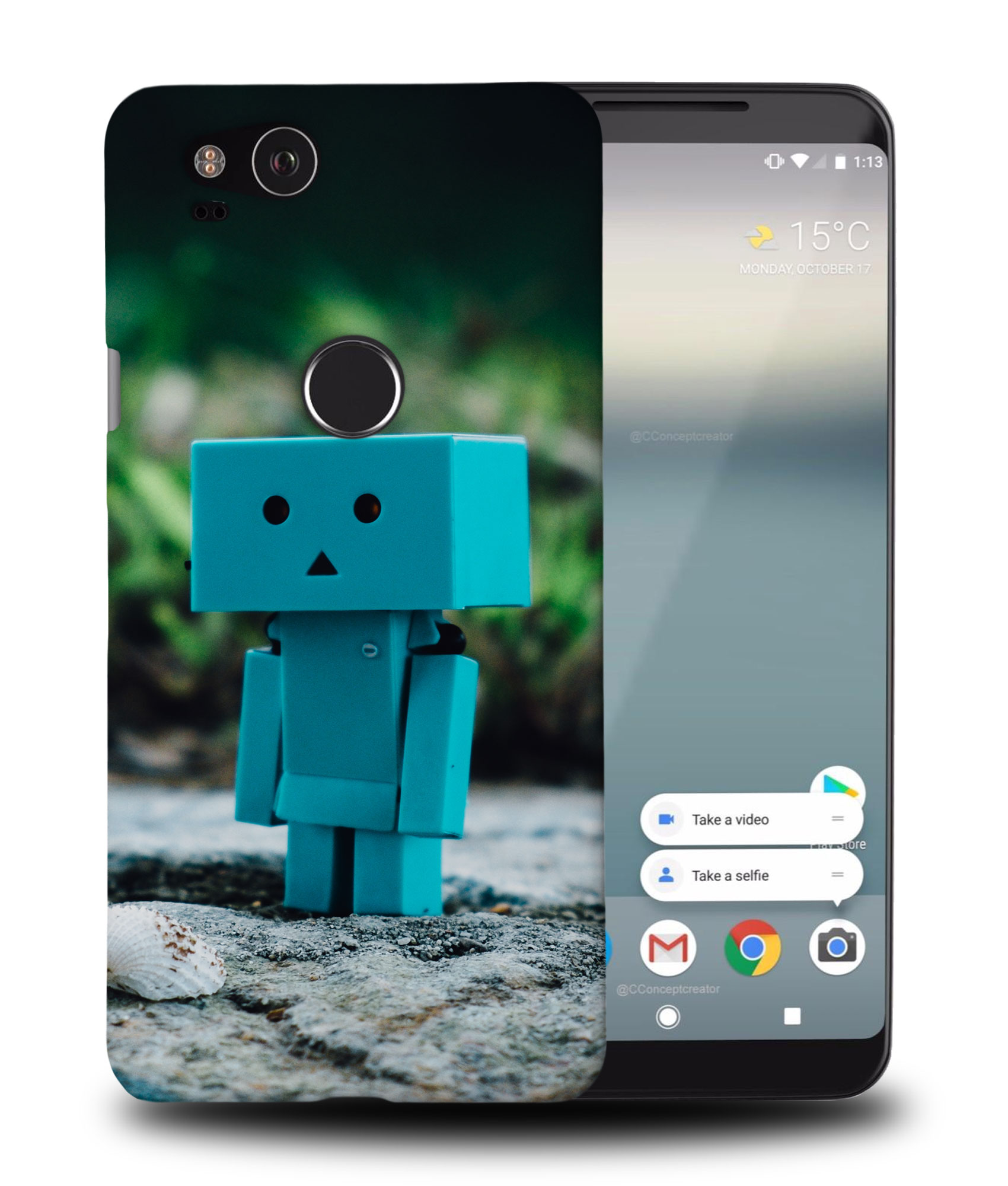FUNDA PARA GOOGLE PIXEL|LINDO DIVERTIDO CABEZAL DE MADERA #2 - Imagen 9 de 11