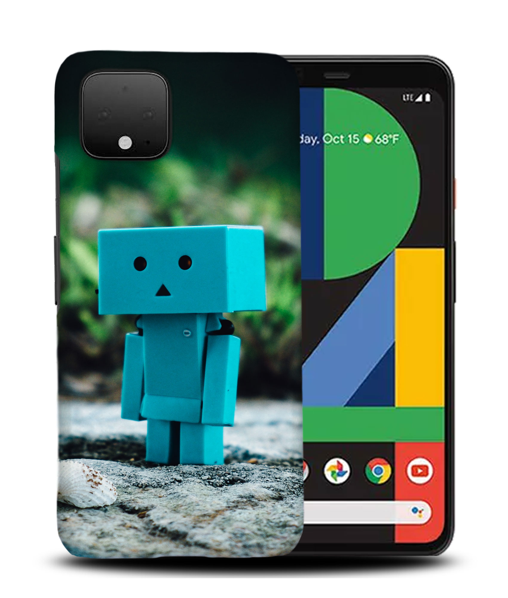 FUNDA PARA GOOGLE PIXEL|LINDO DIVERTIDO CABEZAL DE MADERA #2 - Imagen 5 de 11