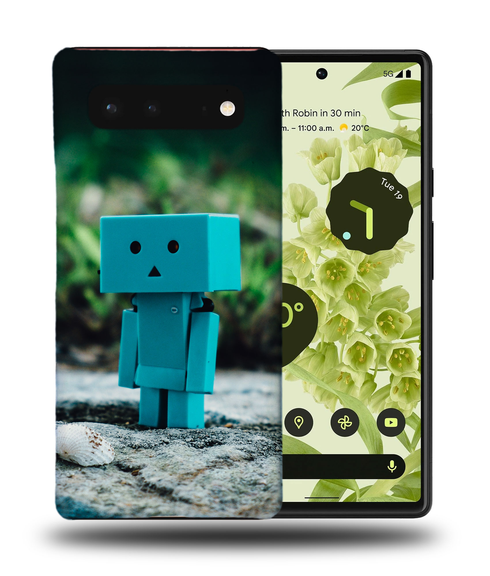 FUNDA PARA GOOGLE PIXEL|LINDO DIVERTIDO CABEZAL DE MADERA #2 - Imagen 3 de 11