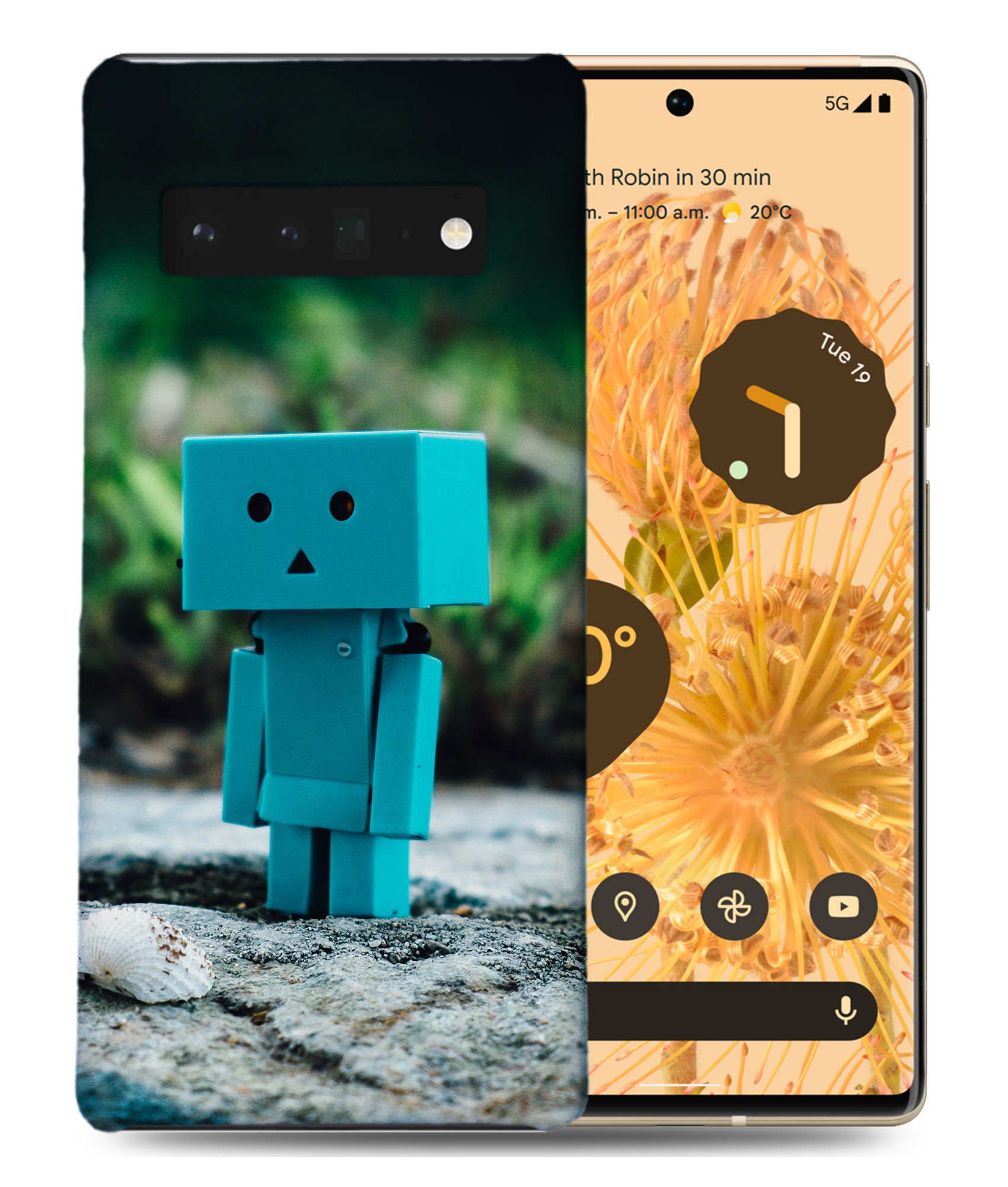 FUNDA PARA GOOGLE PIXEL|LINDO DIVERTIDO CABEZAL DE MADERA #2 - Imagen 2 de 11