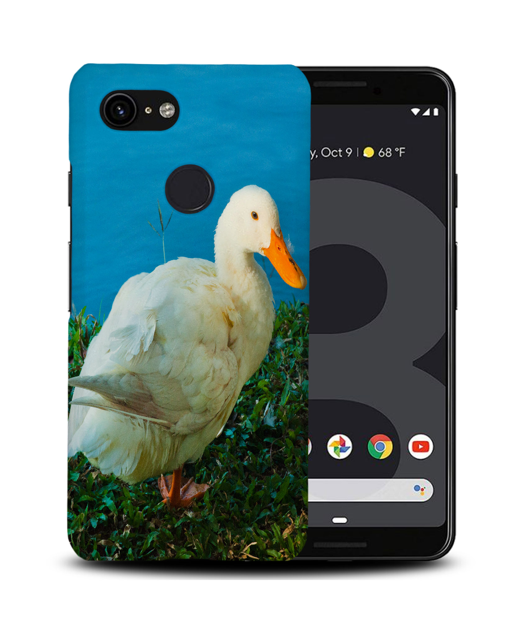 CASE COVER FOR GOOGLE PIXEL|CUTE WHITE GOOSE BIRD #2 - Picture 7 of 11