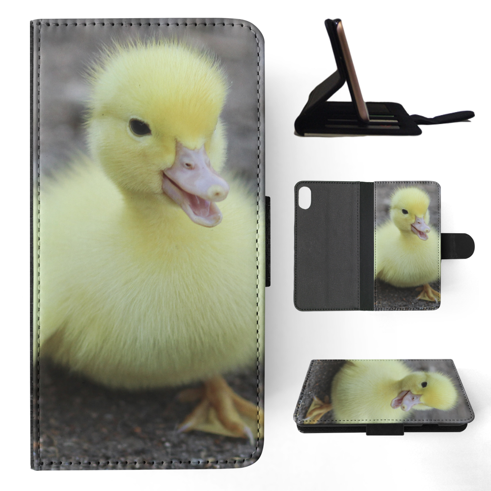 FLIP CASE FOR APPLE IPHONE|CUTE DUCKLING BABY DUCK BIRD #6 - Foto 109 di 193