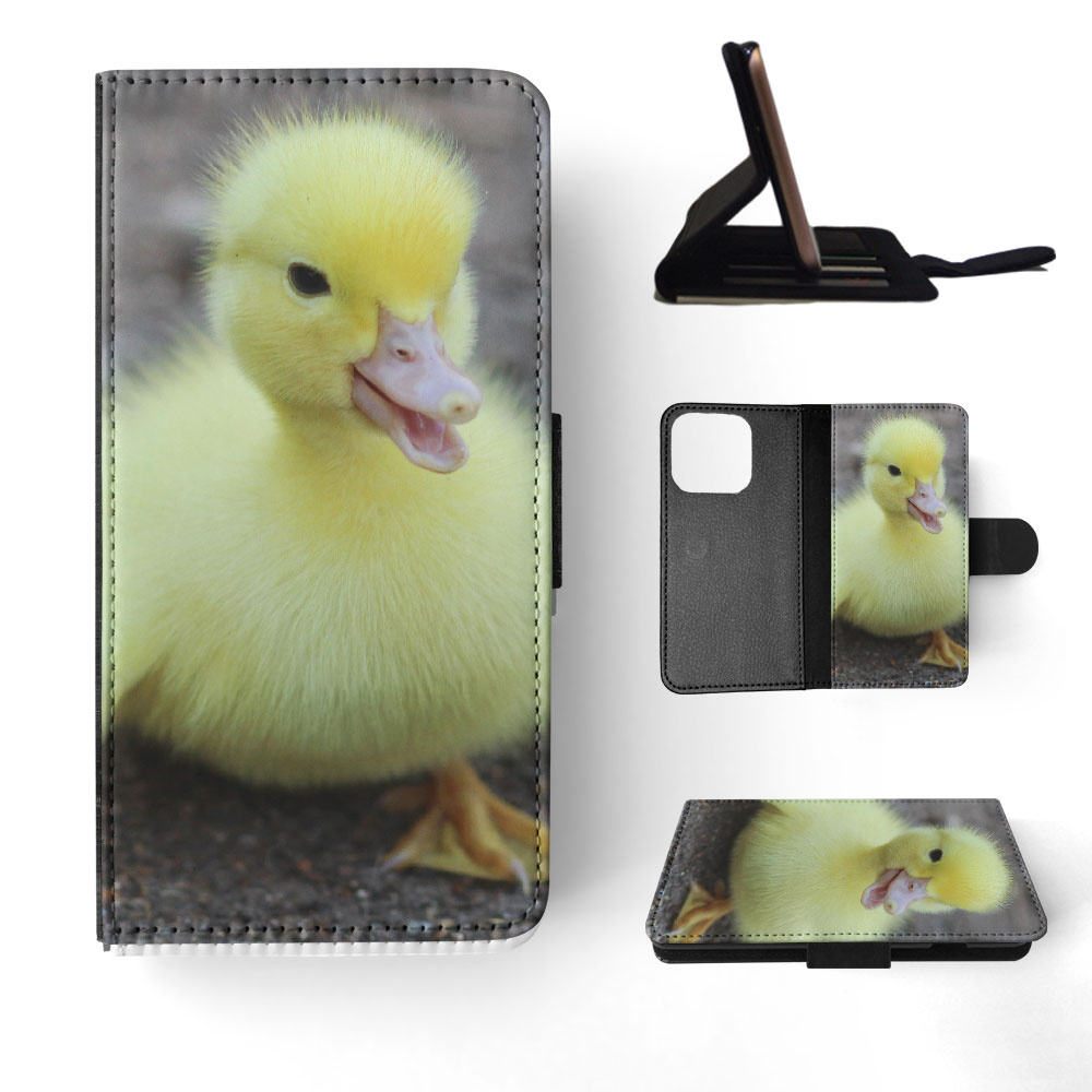 FLIP CASE FOR APPLE IPHONE|CUTE DUCKLING BABY DUCK BIRD #6 - Foto 31 di 193