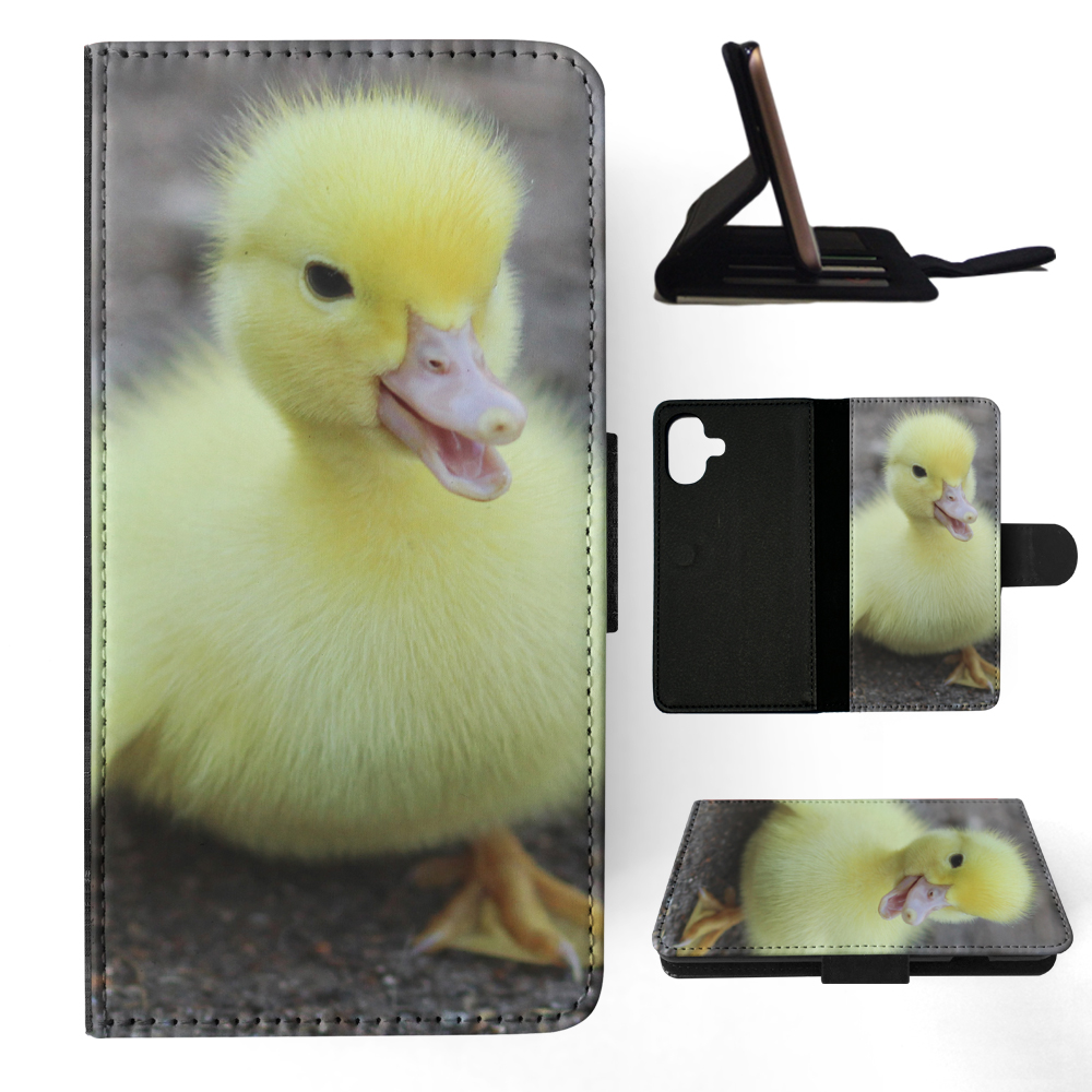 FLIP CASE FOR APPLE IPHONE|CUTE DUCKLING BABY DUCK BIRD #6 - Foto 16 di 193