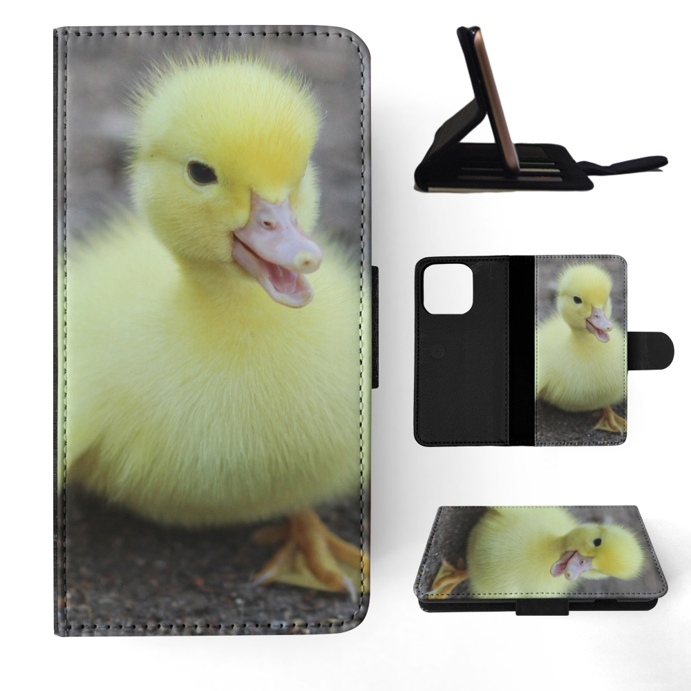 FLIP CASE FOR APPLE IPHONE|CUTE DUCKLING BABY DUCK BIRD #6 - Foto 11 di 193