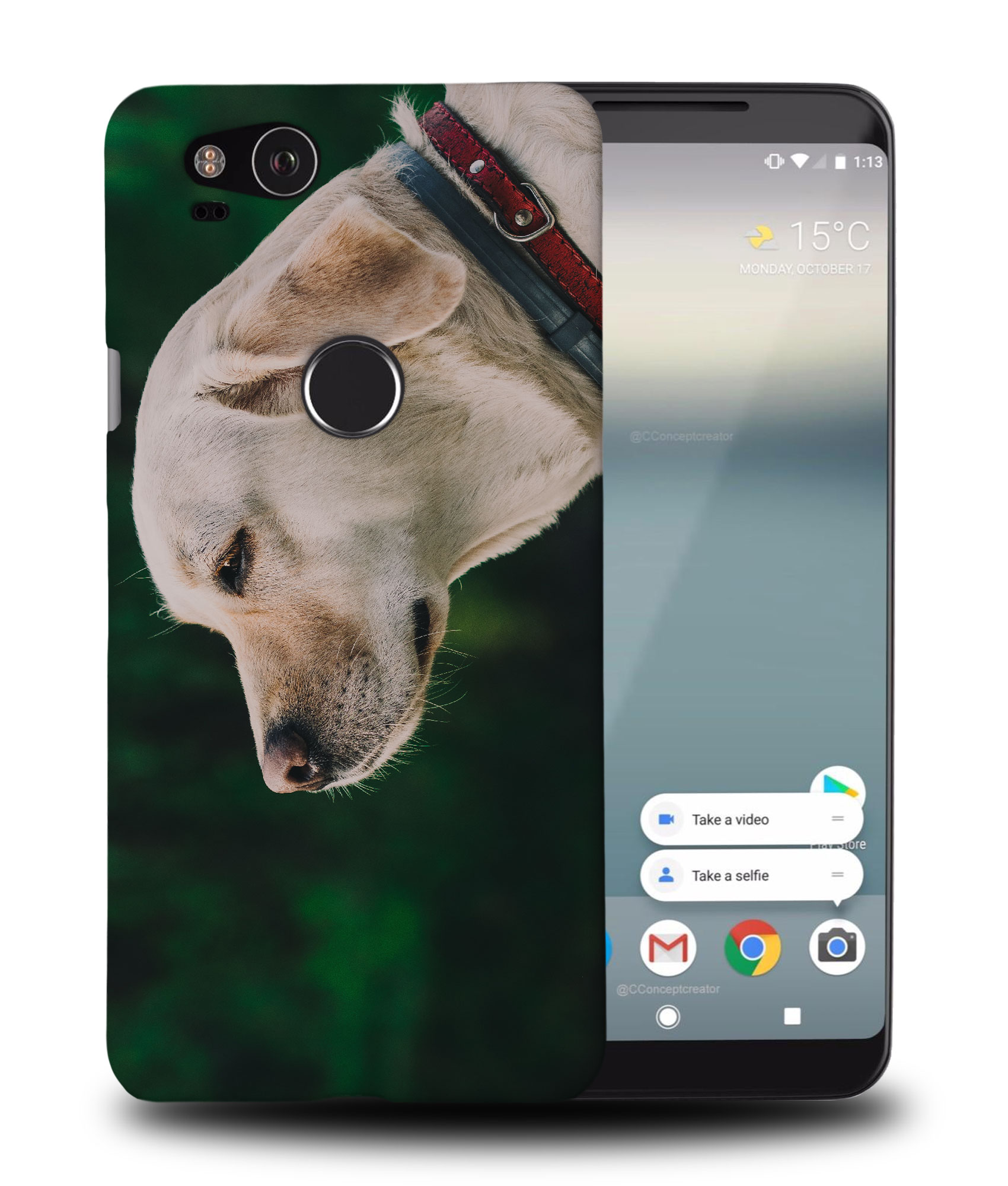 CASE COVER FOR GOOGLE PIXEL|CUTE ADORABLE LABRADOR DOG #9 - Picture 9 of 11