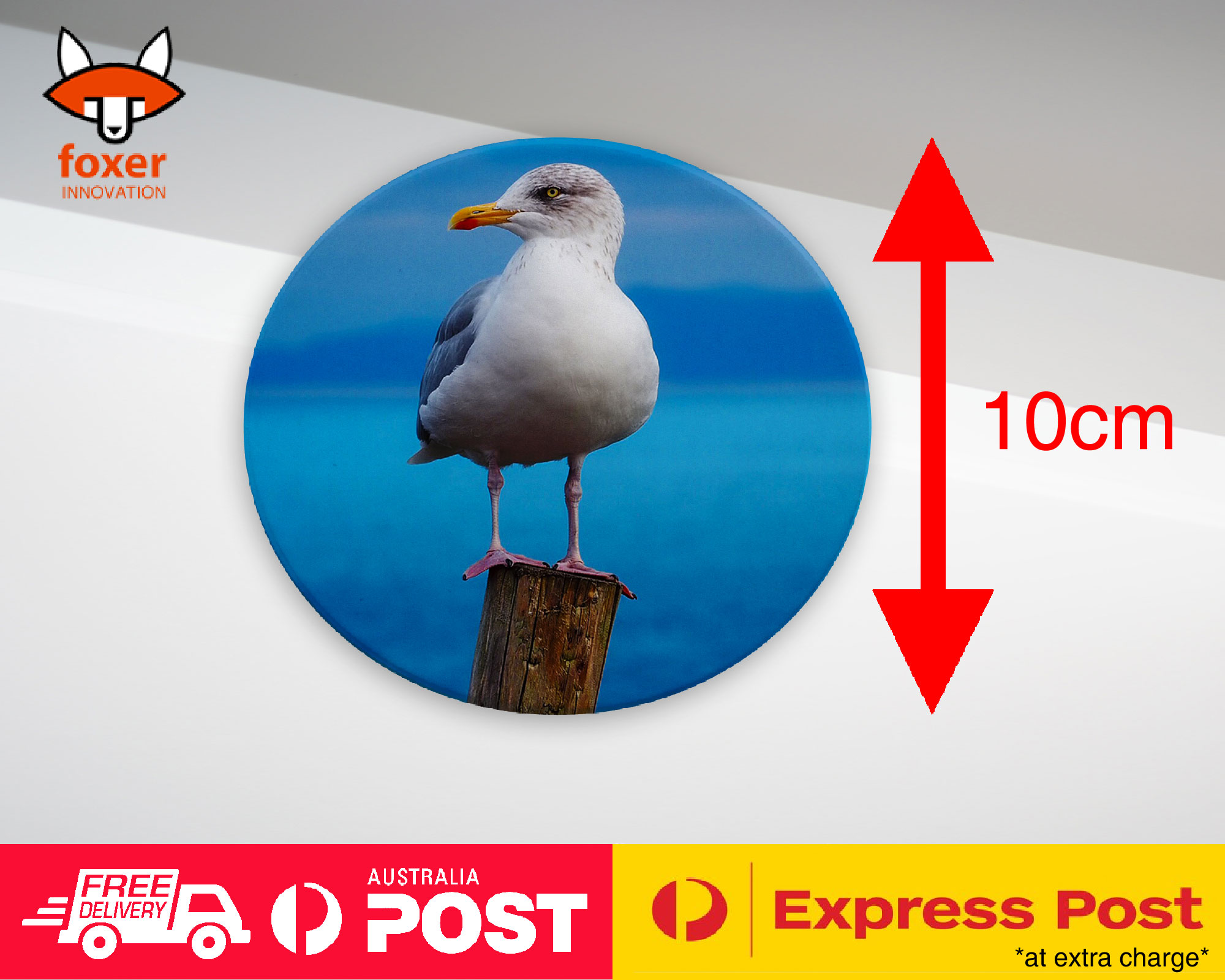 COASTER COFFEE DRINKING MAT|SEAGULL GULL BIRD SEABIRD #3