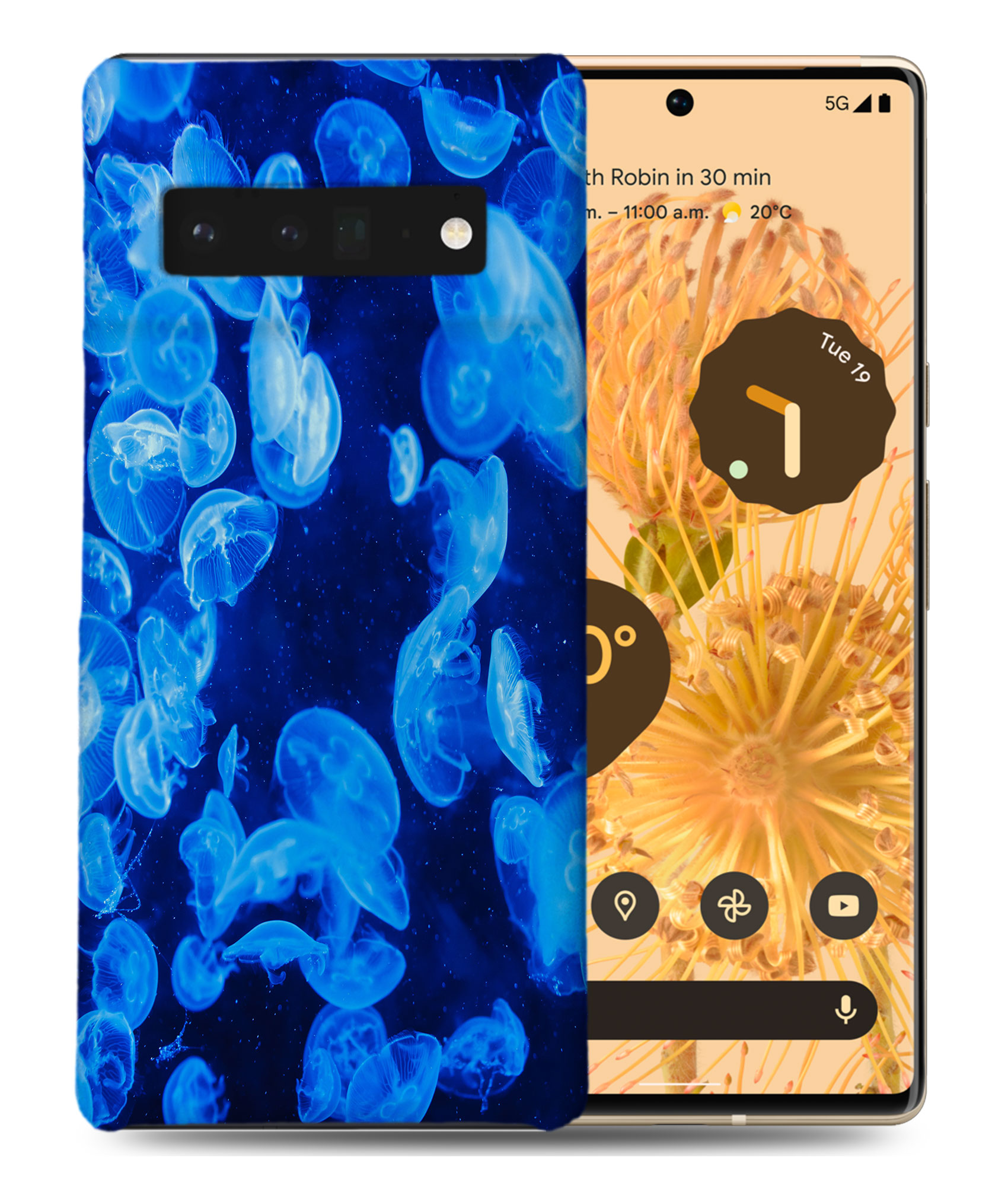 CASE COVER FOR GOOGLE PIXEL|JELLYFISH MARINE FISH AQUATIC #6