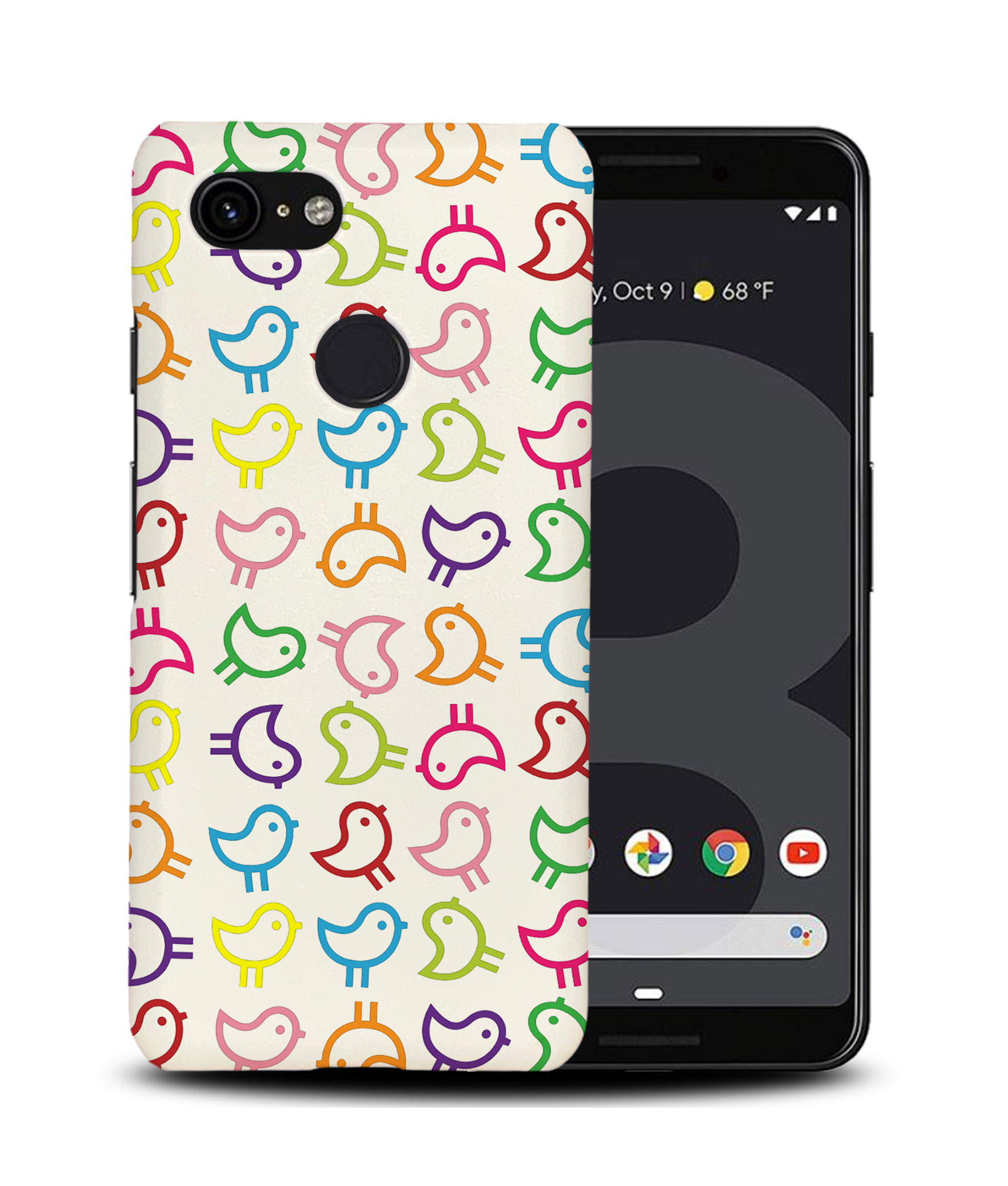CASE COVER FOR GOOGLE PIXEL|RAINBOW BIRD ANIMAL PATTERN #1 - Picture 7 of 11