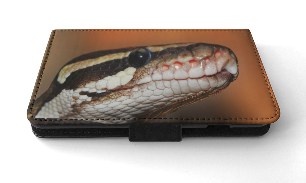 FLIP CASE FOR APPLE IPHONE|GREEN SLITHER SNAKE REPTILE #5 - Foto 171 di 193