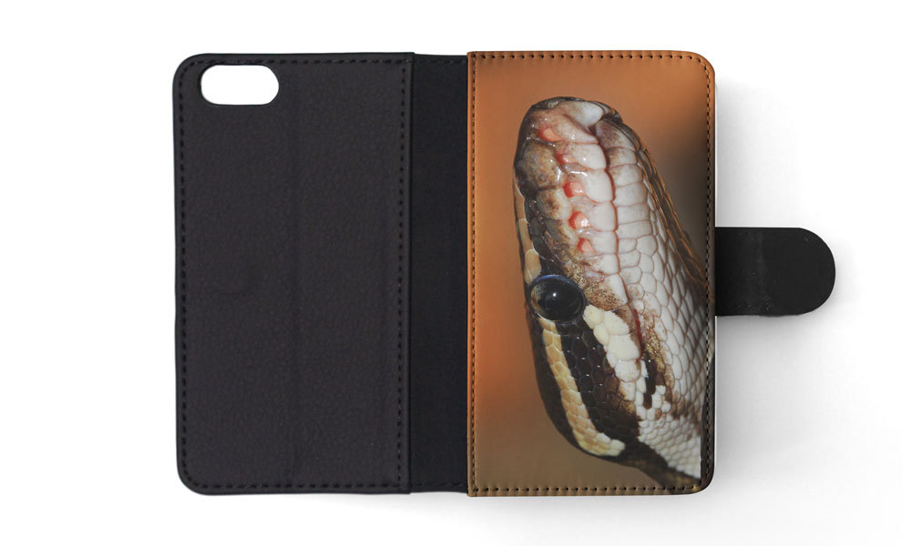 FLIP CASE FOR APPLE IPHONE|GREEN SLITHER SNAKE REPTILE #5 - Foto 172 di 193