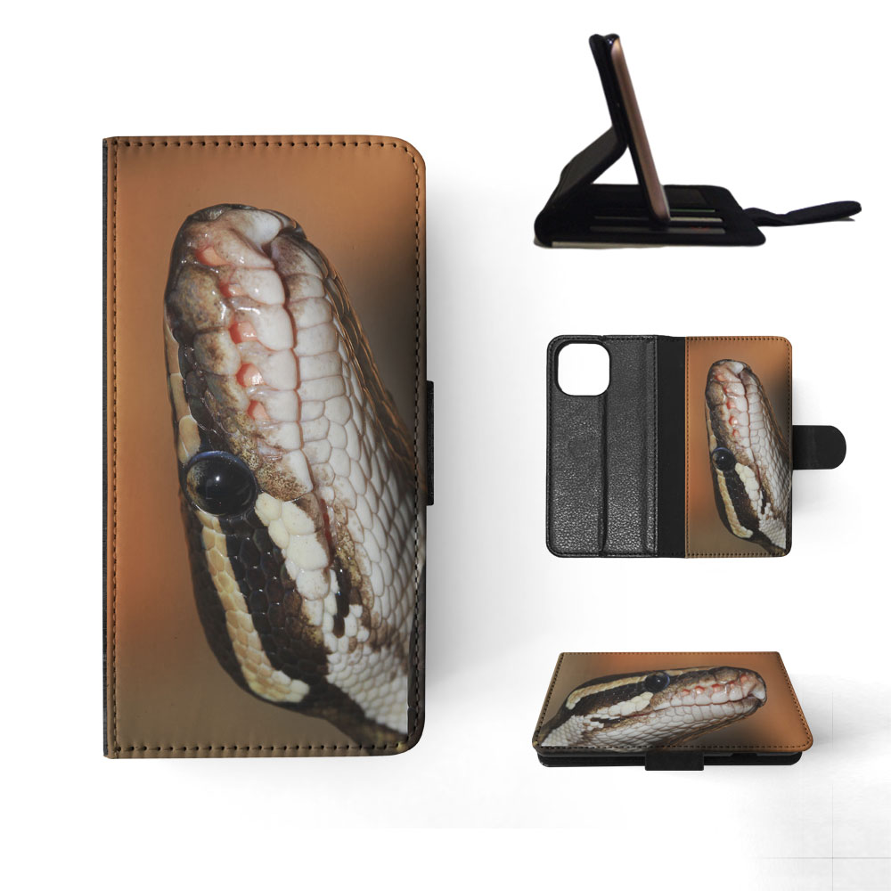FLIP CASE FOR APPLE IPHONE|GREEN SLITHER SNAKE REPTILE #5 - Foto 81 di 193