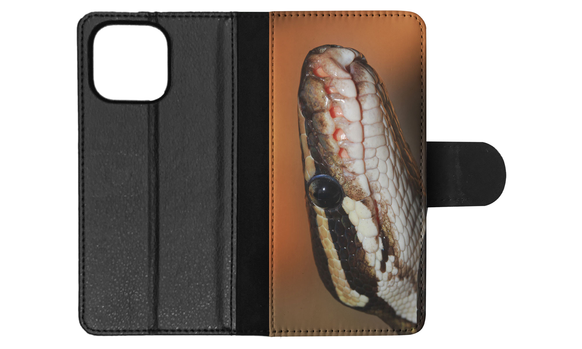 FLIP CASE FOR APPLE IPHONE|GREEN SLITHER SNAKE REPTILE #5 - Foto 69 di 193