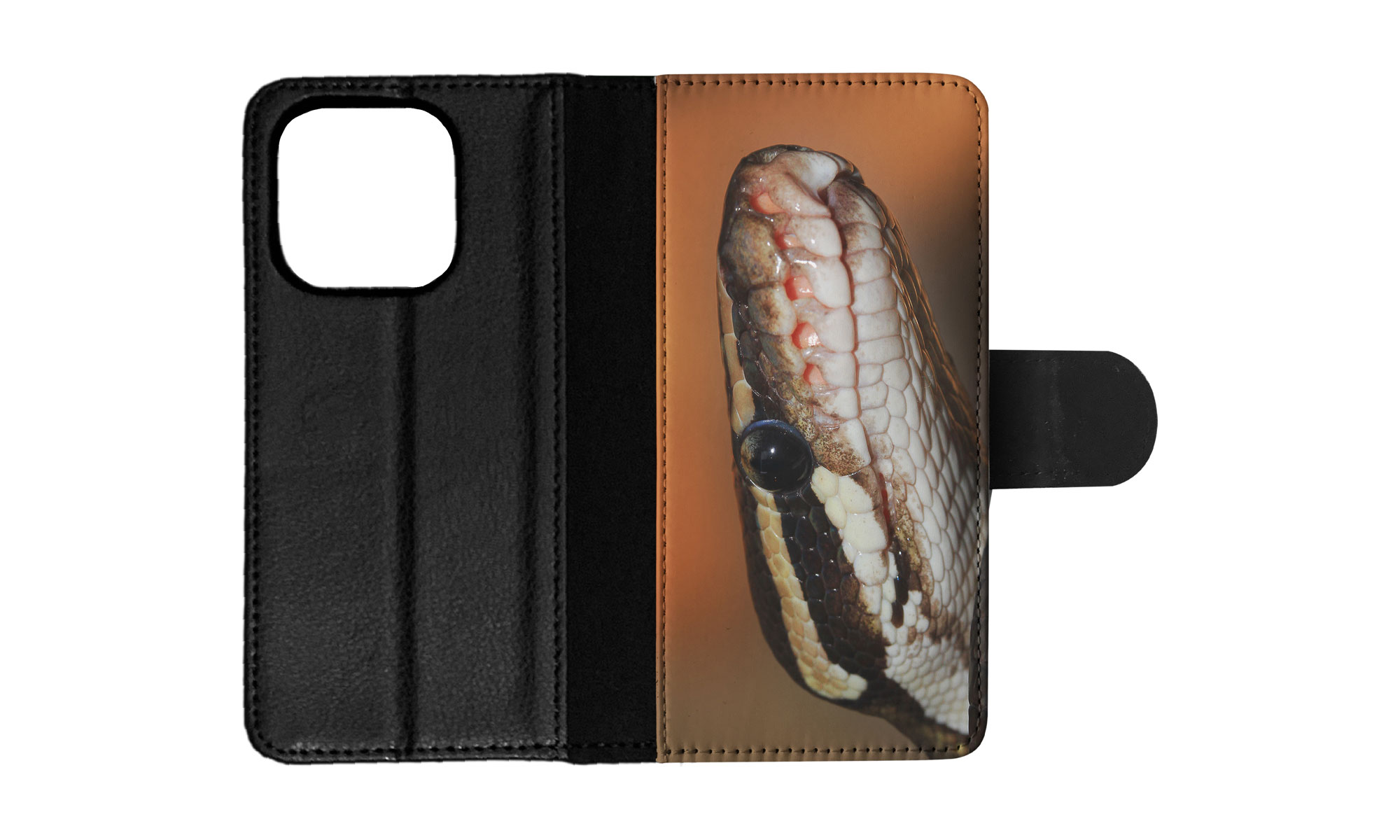 FLIP CASE FOR APPLE IPHONE|GREEN SLITHER SNAKE REPTILE #5 - Foto 54 di 193