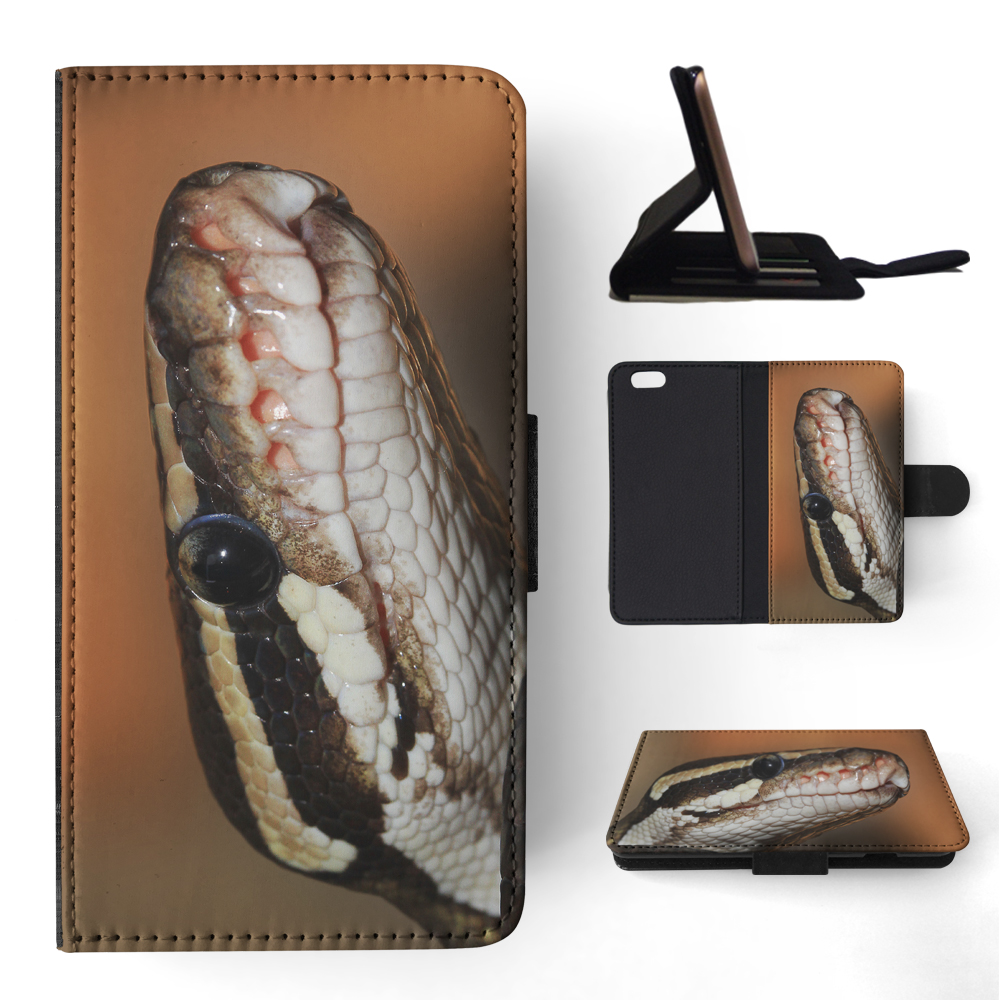 FLIP CASE FOR APPLE IPHONE|GREEN SLITHER SNAKE REPTILE #5 - Foto 159 di 193