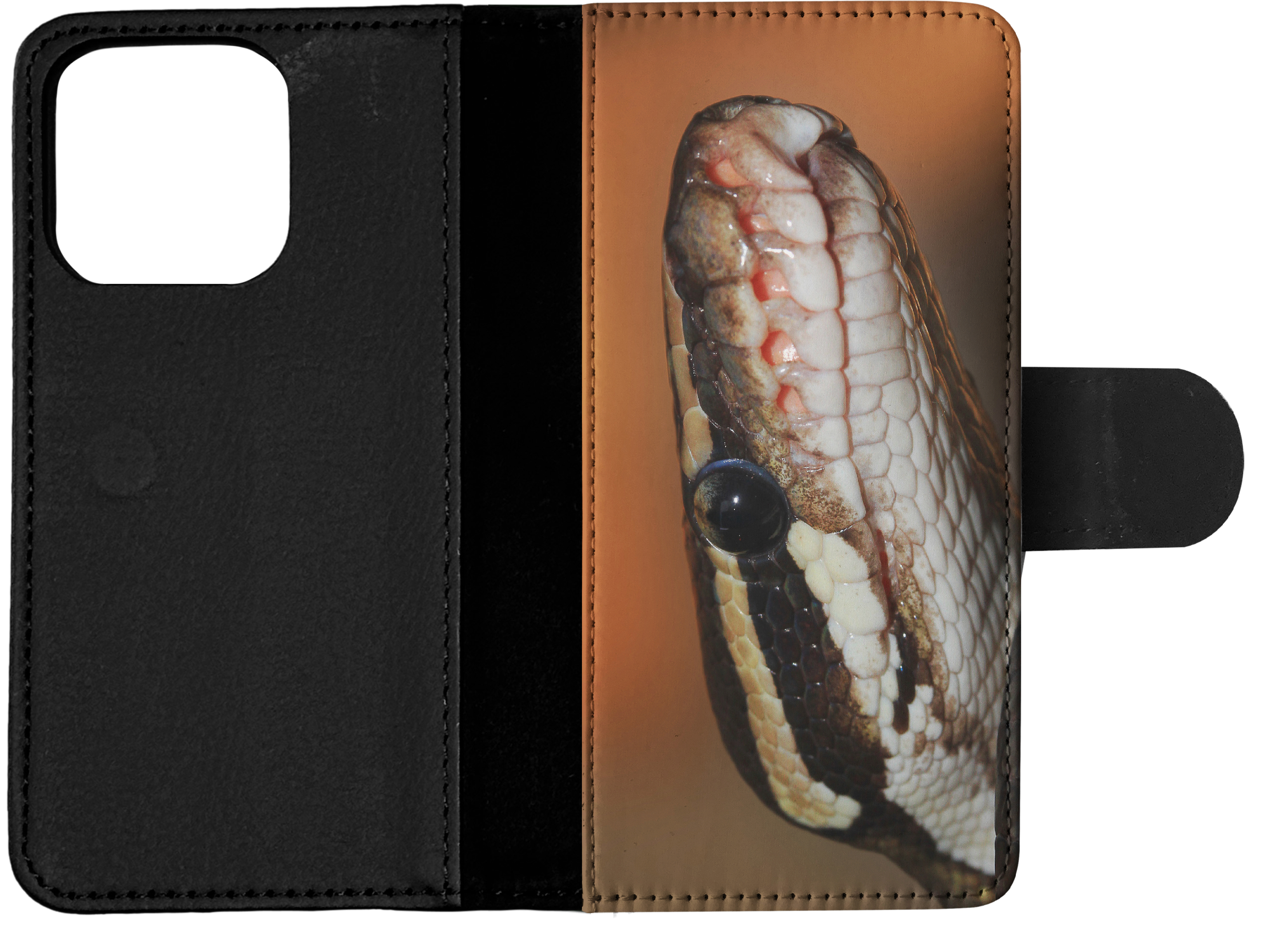FLIP CASE FOR APPLE IPHONE|GREEN SLITHER SNAKE REPTILE #5 - Foto 14 di 193